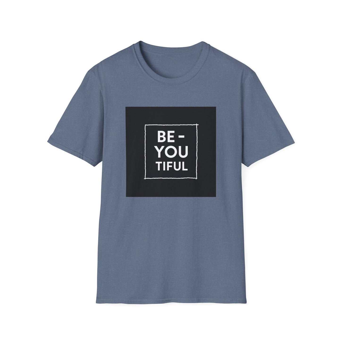 Be-You-Tiful Unisex Softstyle T-Shirt - Inspiring Message Shirt, Casual Wear, Gift for Friends, Motivational Apparel, Everyday Comfort