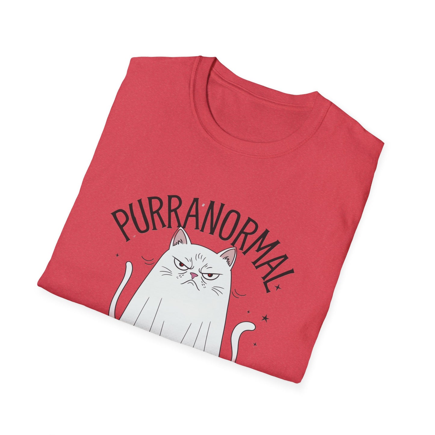 Funny Cat Tee - Purranormal Cativity T-Shirt for Cat Lovers, Gift for Pet Owners, Halloween Tee, Cozy Unisex Shirt, Cat Lover Apparel