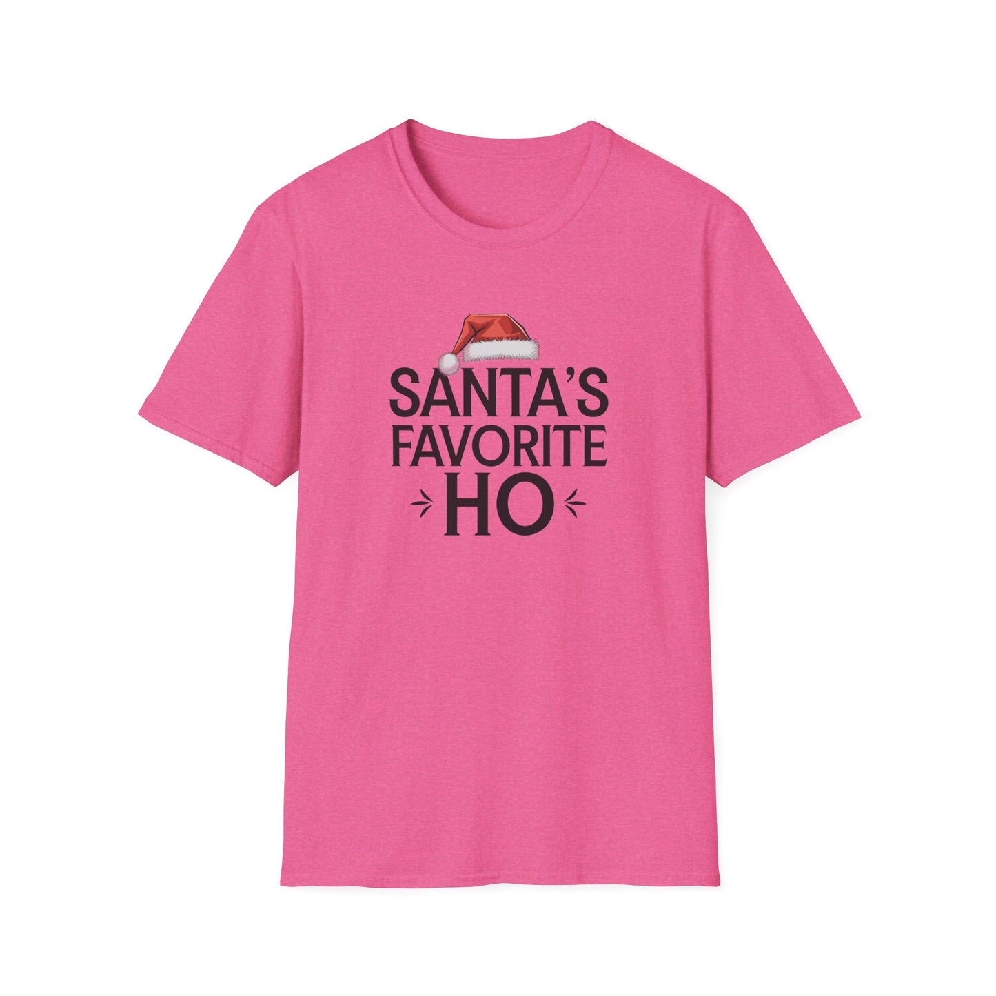 Santa's Favorite Ho Unisex T-Shirt, Funny Christmas Shirt, Holiday Gift, Jolly Tee, Christmas Party Wear, Seasonal Humor Top
