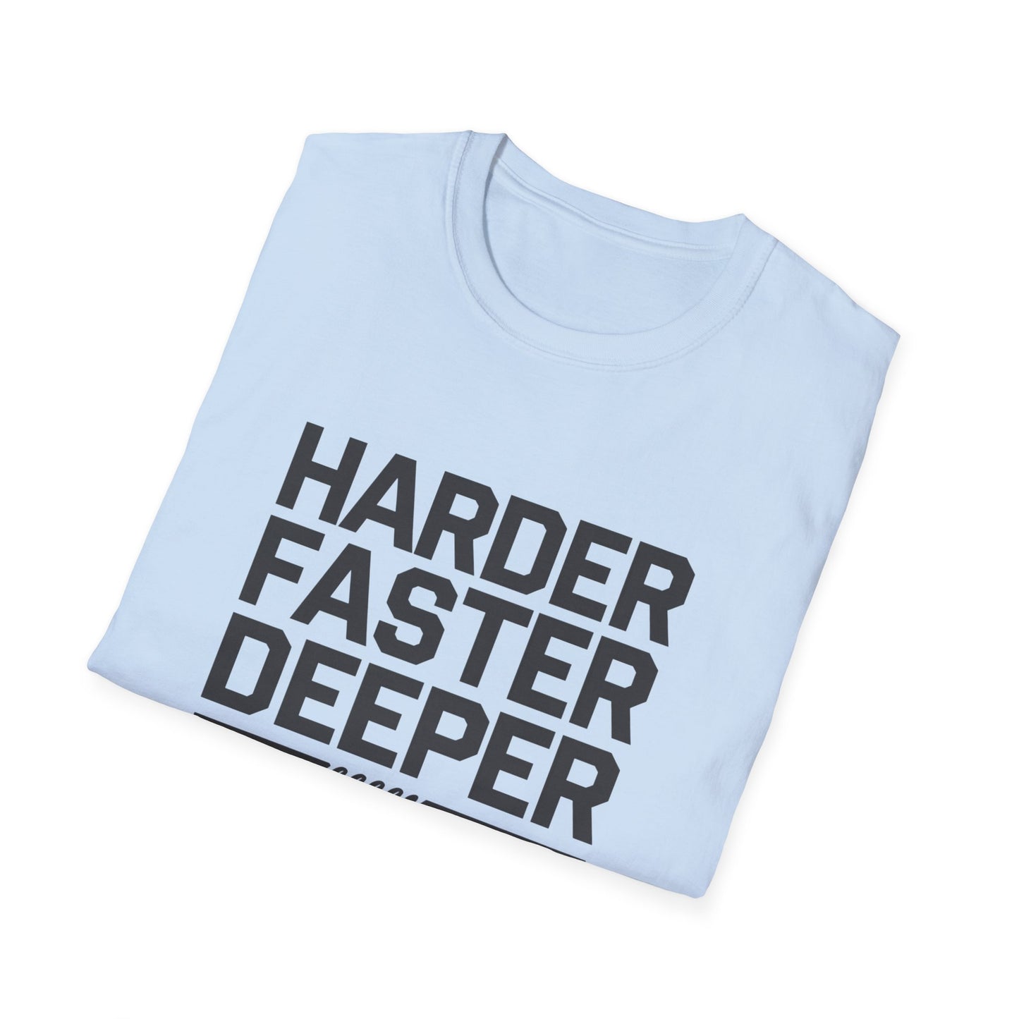 CPR Awareness Unisex Softstyle T-Shirt - Harder Faster Deeper