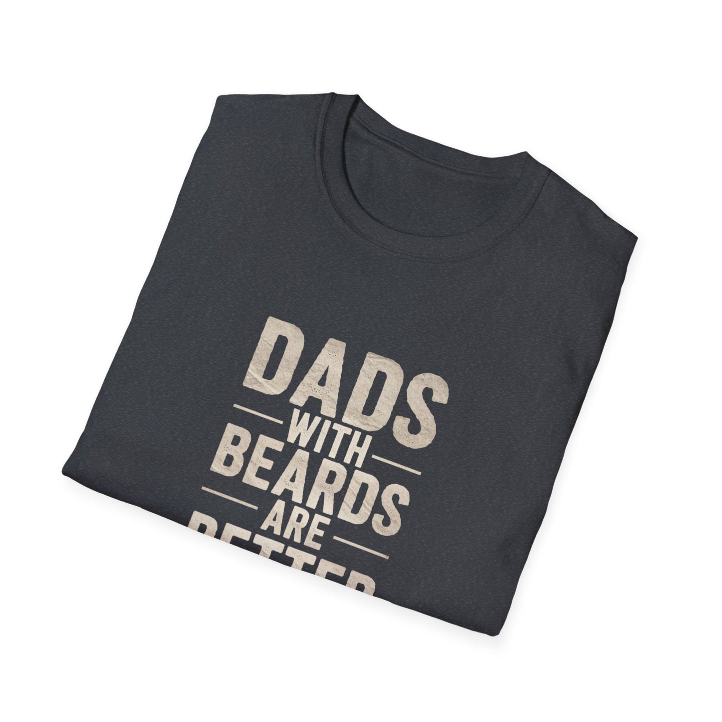 Dads with Beards Unisex Softstyle T-Shirt - Perfect Gift for Father's Day