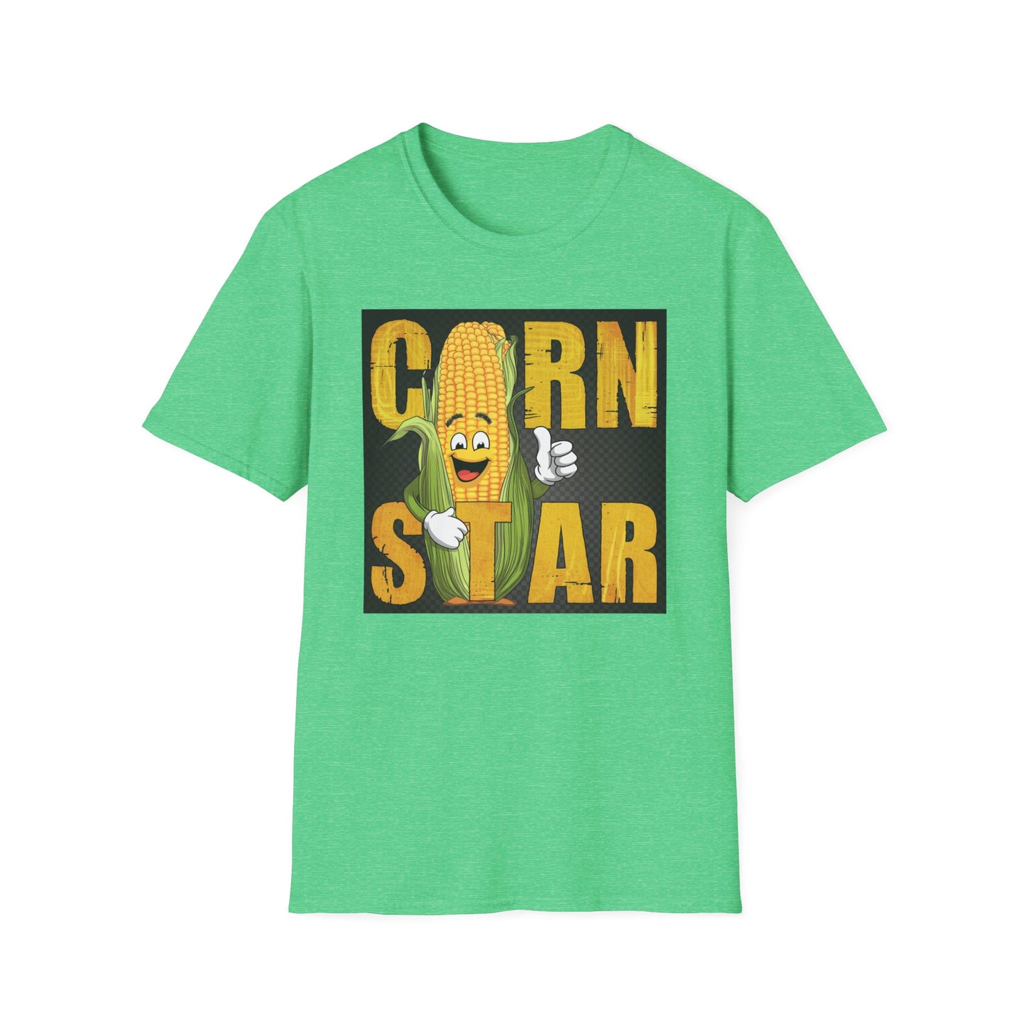Corn Star Unisex Softstyle T-Shirt - Fun and Quirky Tee for Corn Lovers