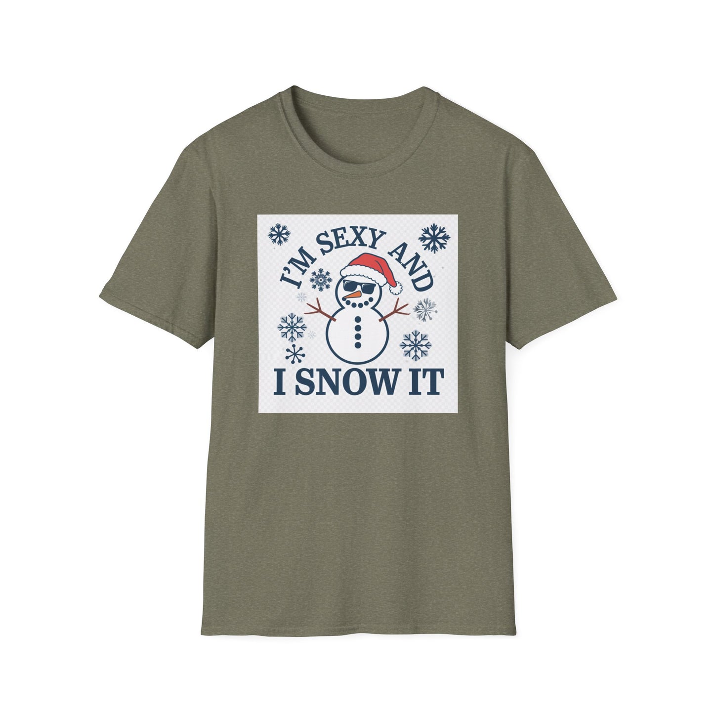Funny Winter T-Shirt, I'm Sexy and I Snow It Tee, Holiday Gift, Xmas Apparel, Winter Humor Shirt, Unisex Snowman Tee