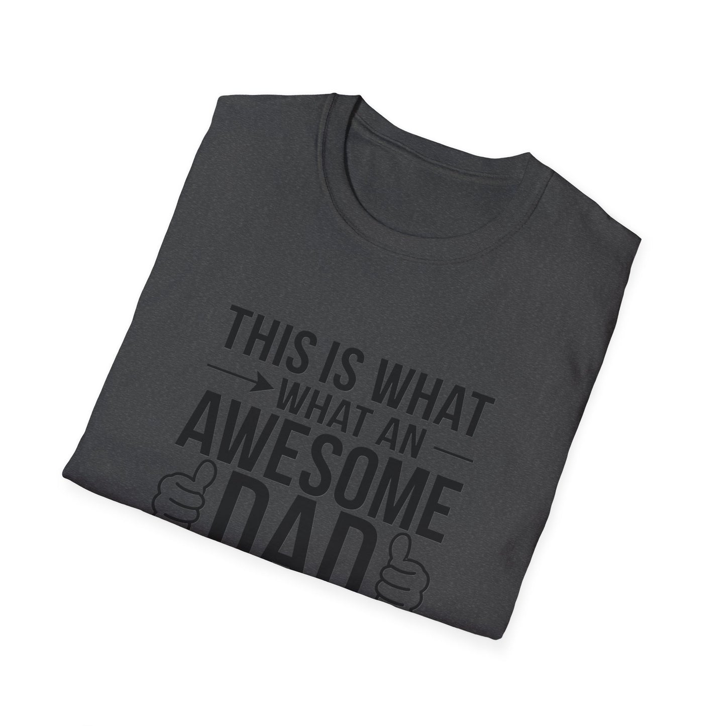 Awesome Dad Unisex Softstyle T-Shirt - Perfect Father's Day Gift