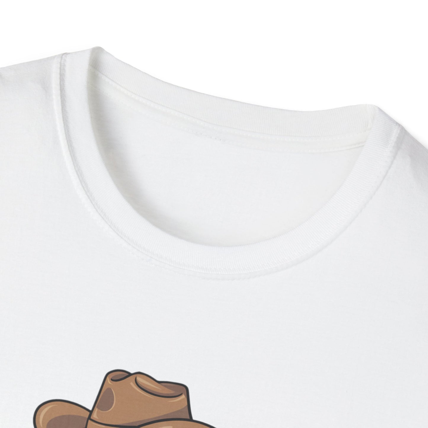 Ghostly Cowboy T-Shirt, Fun Halloween Tee, Spooky Ghost Shirt, Unisex Graphic Shirt, Witchy Casual Wear, Cute Halloween Gift