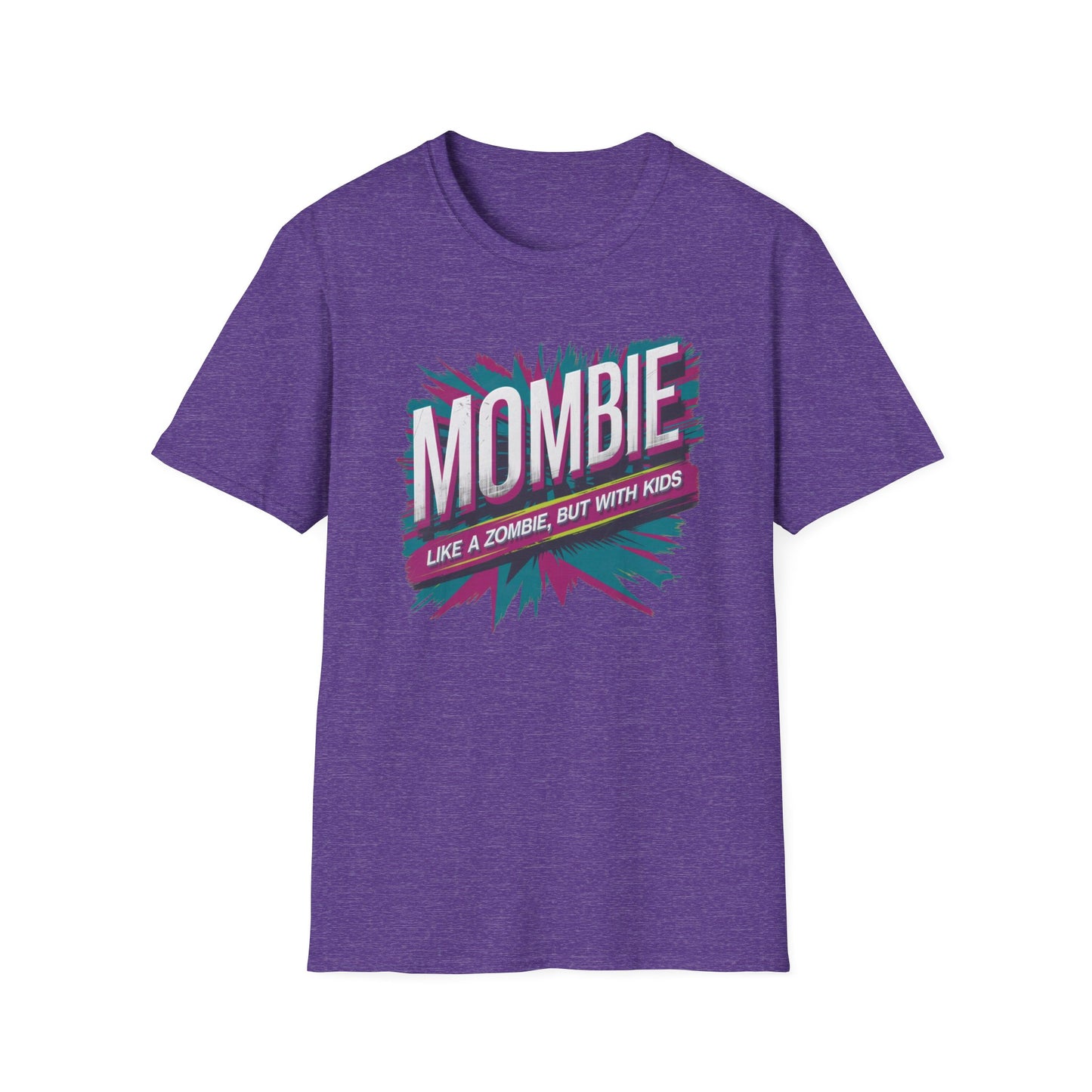 Mombie T-Shirt - Funny Parenting Gift, Unisex Softstyle Tee, Perfect for Moms, Halloween, Gift for New Moms, Casual Wear