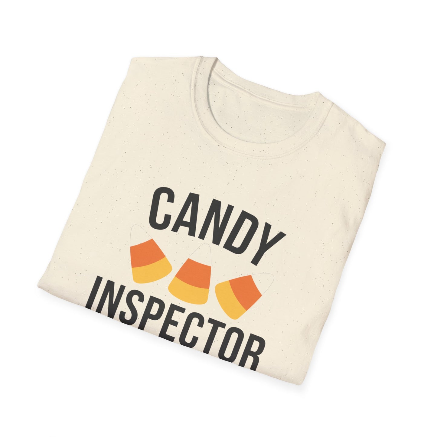 Fun Candy Inspector T-Shirt for Halloween, Unisex Graphic Tee, Sweet Tooth Apparel, Perfect for Fall Celebrations, Trick or Treat