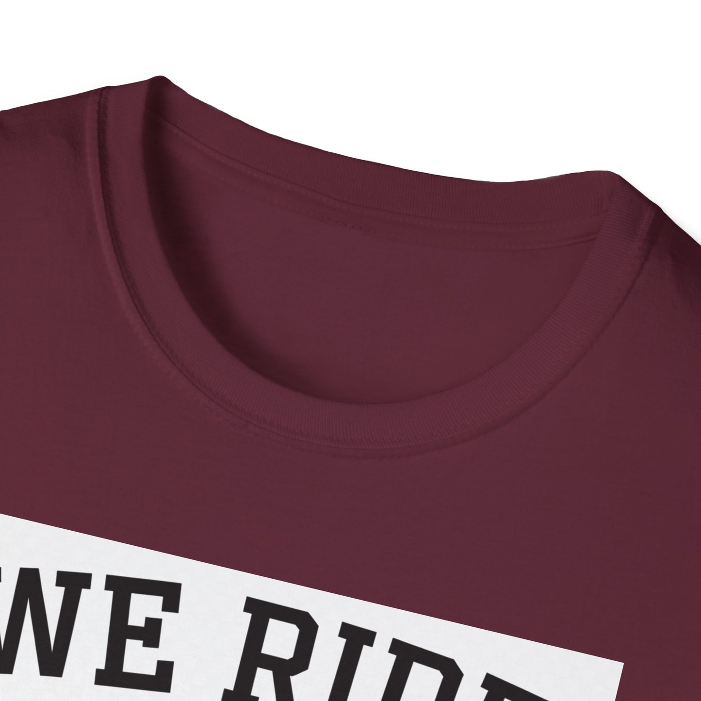We Ride at Dawn Unisex Softstyle T-Shirt - Perfect for Lawn Care Enthusiasts