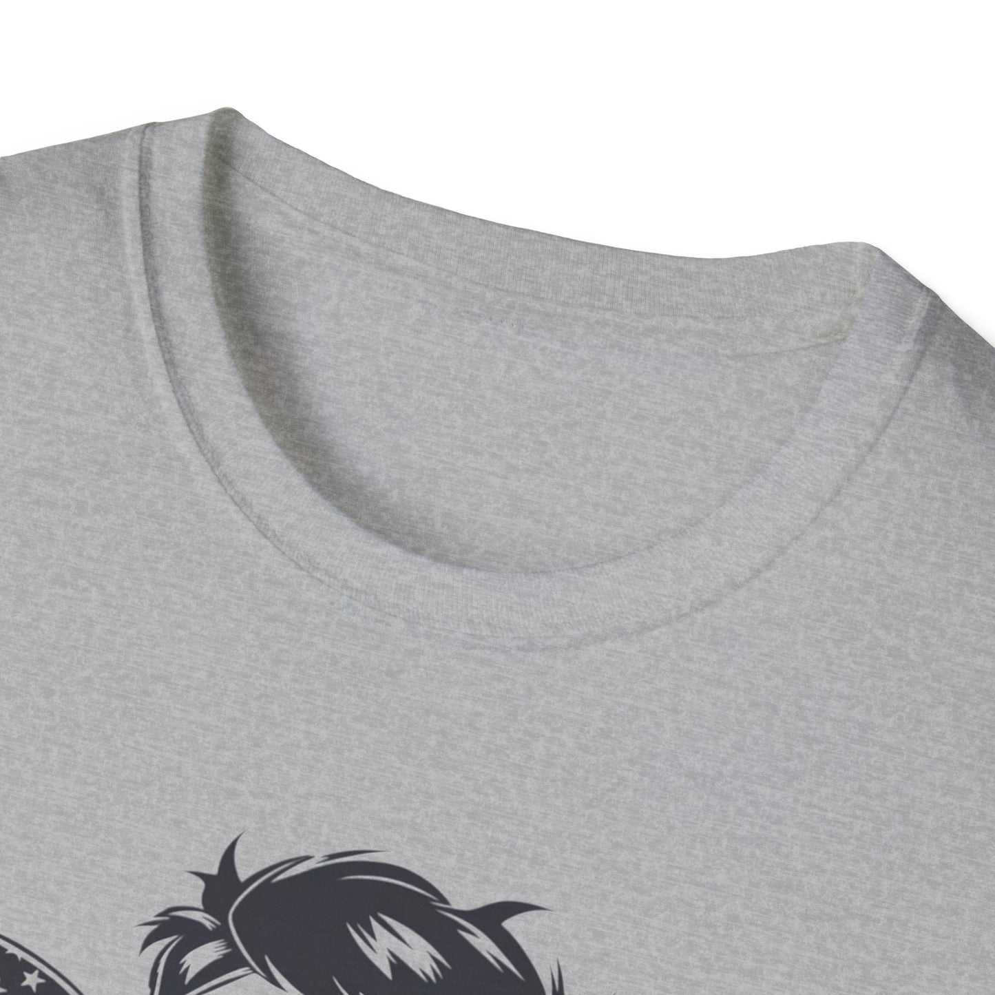 Merica Graphic T-Shirt - Softstyle Unisex Tee for Independence Day & Casual Wear