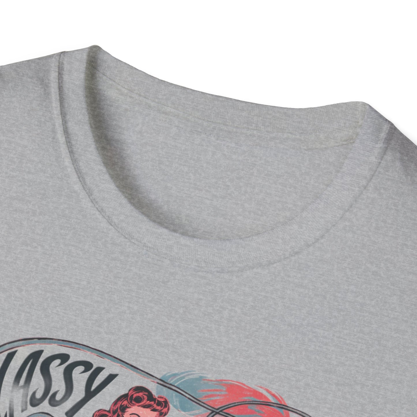 Classy & Badass Unisex T-Shirt, Vintage Chic Tee, Gift for Her, Empowerment Shirt, Casual Wear, Birthday Gift, Feminist Apparel