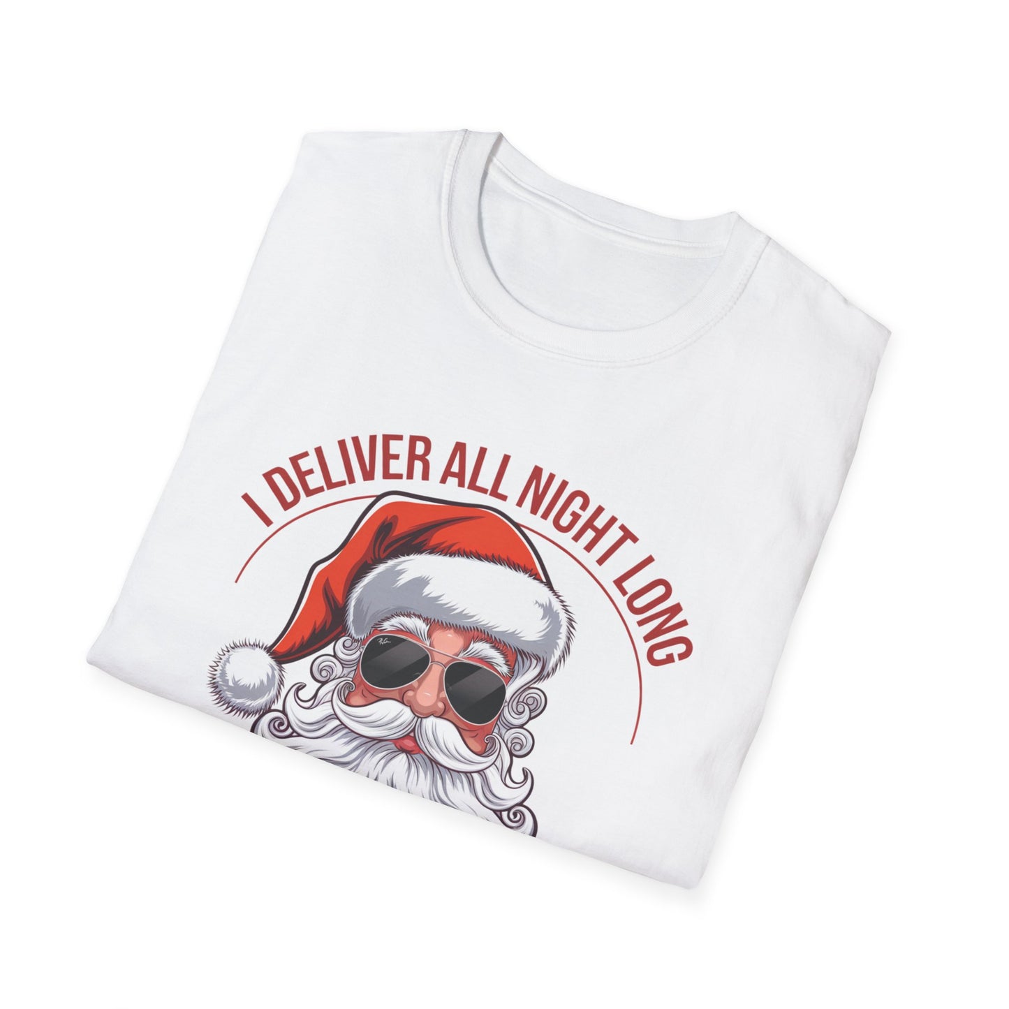 Santa Delivery T-Shirt, Funny Christmas Shirt, Holiday Gift, Relaxed Fit Tee, Unisex Tee for Christmas Lovers