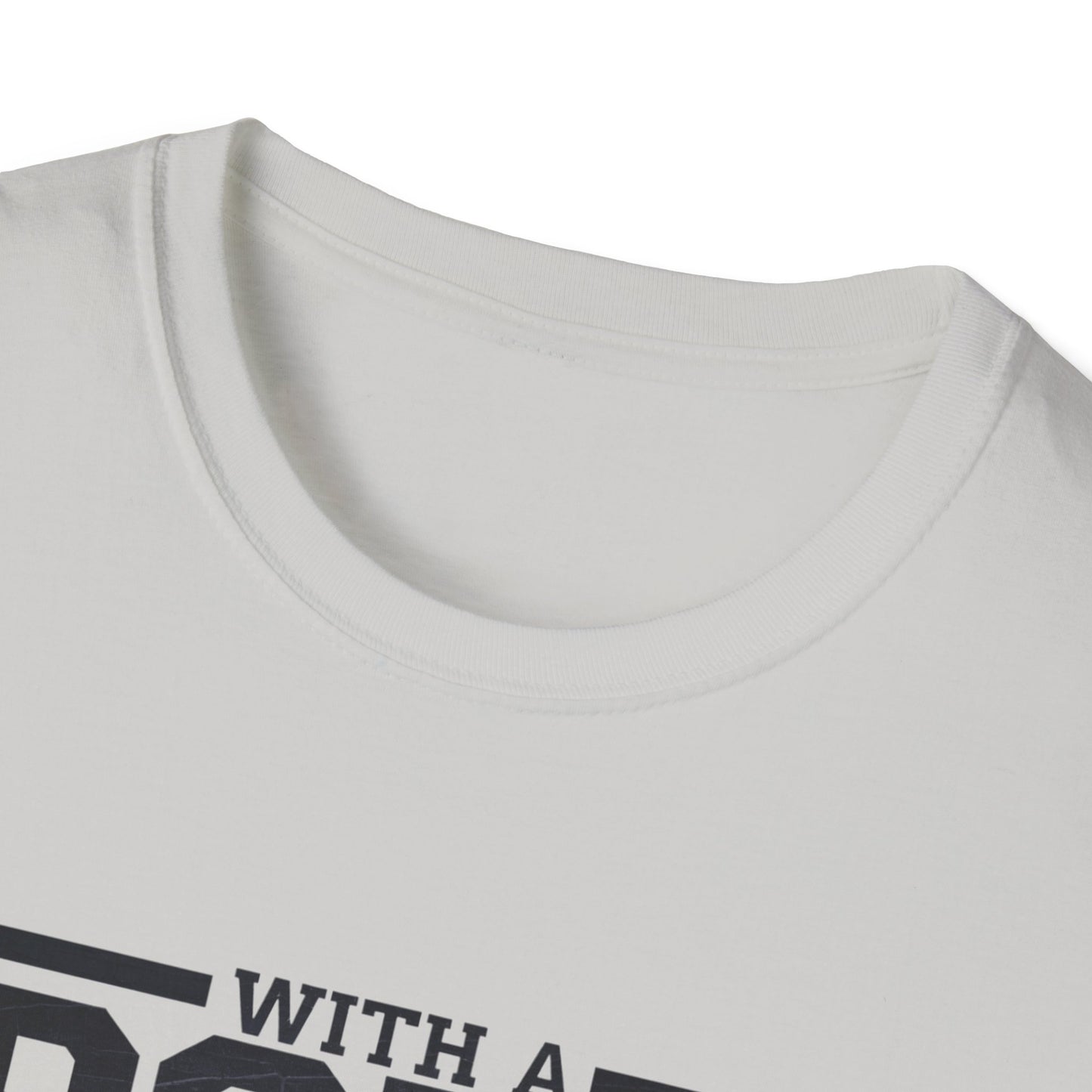 Body Positive Unisex Softstyle T-Shirt - "With a Body Like This, Who Needs Hair?" Fathers Day