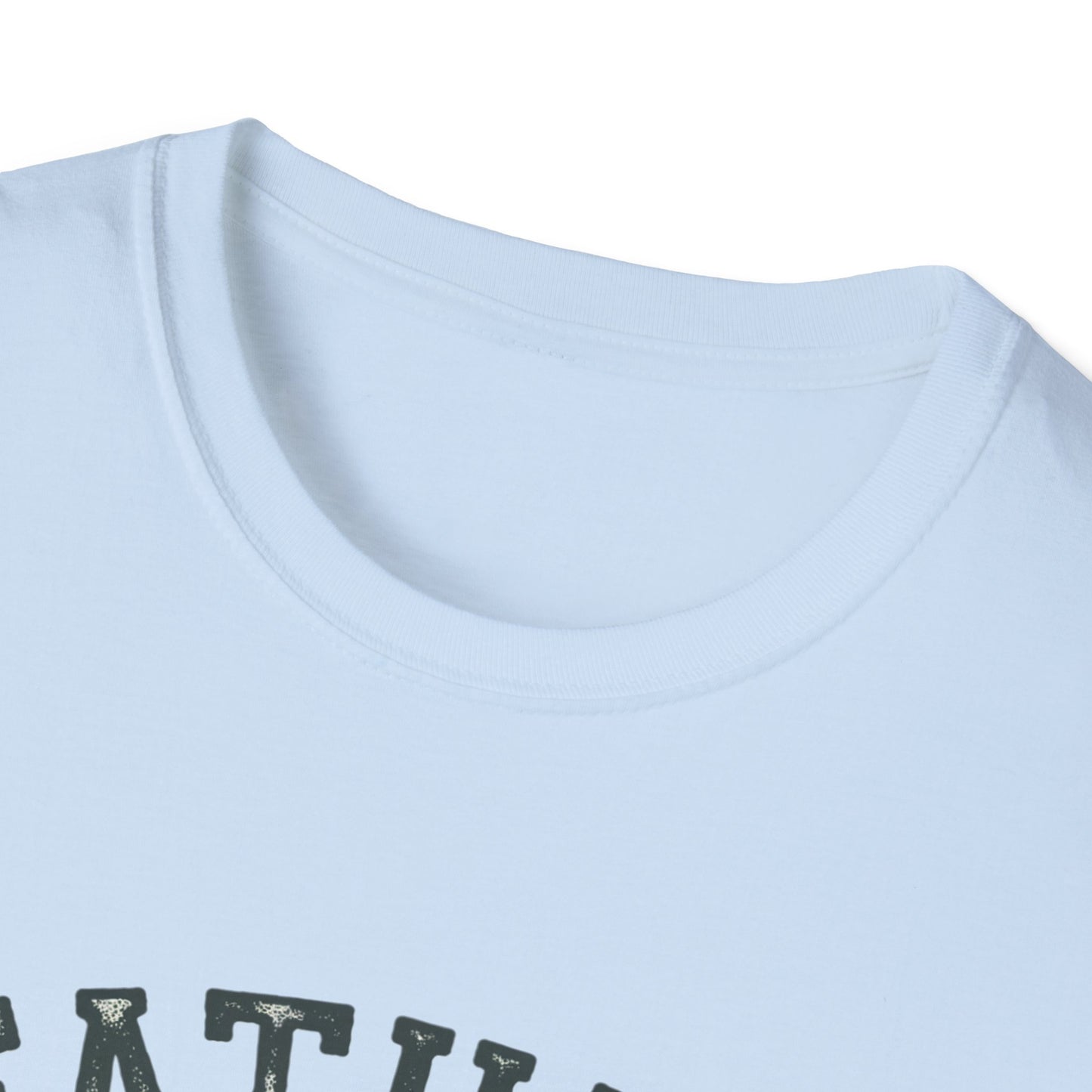 Father Mows Best Unisex Softstyle T-Shirt