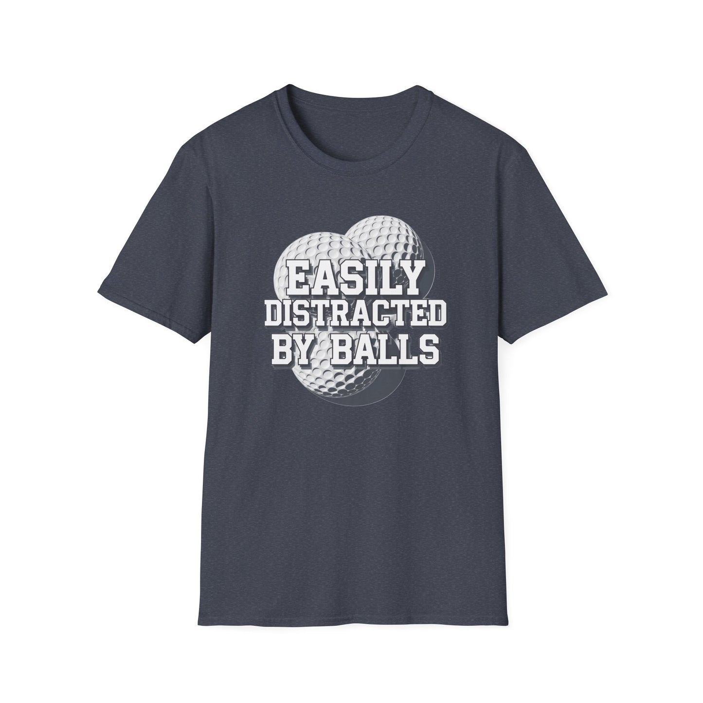 Easily Distracted Golf T-Shirt | Unisex Softstyle Tee for Golf Lovers