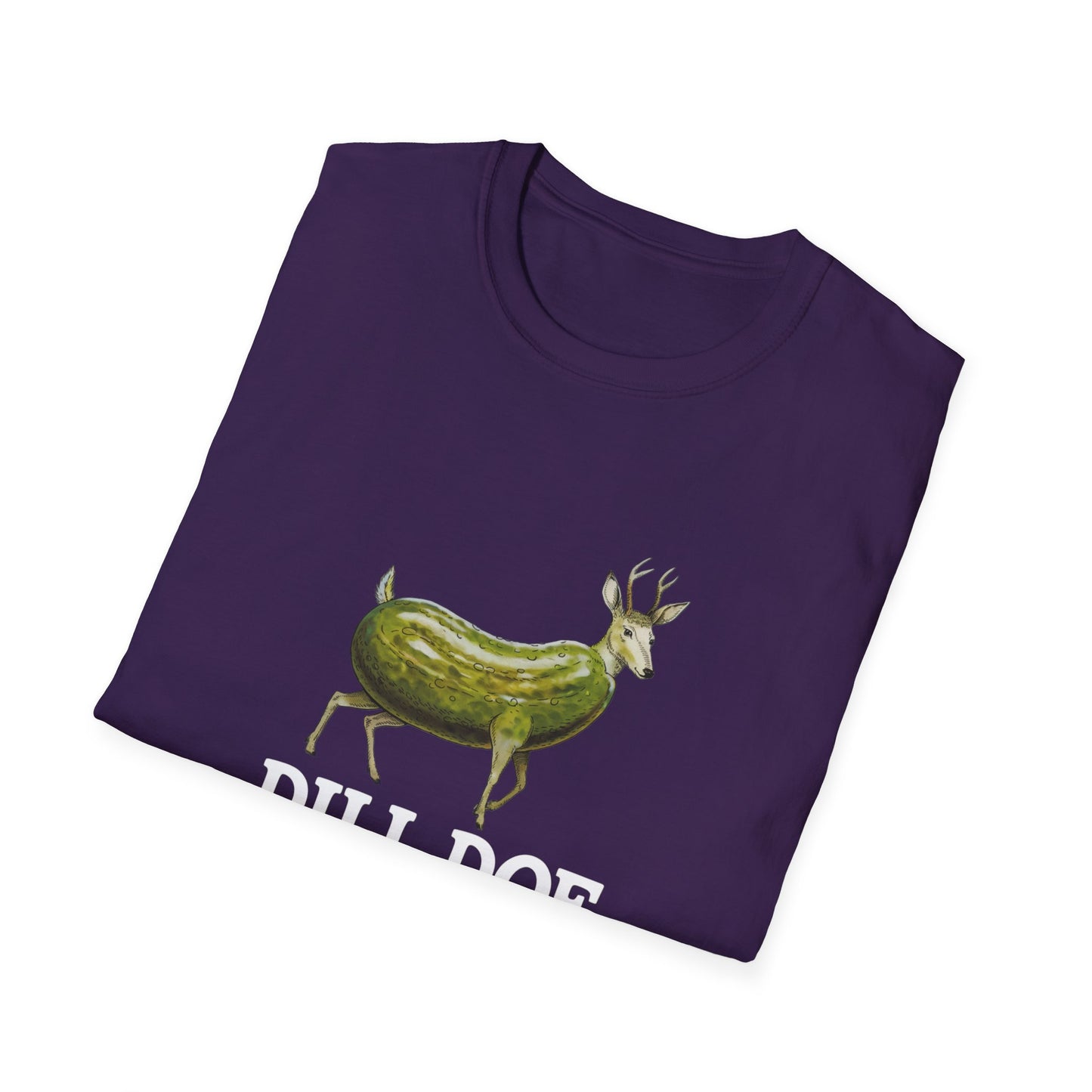 Dill Doe Funny Unisex Softstyle T-Shirt - Quirky Animal Tee