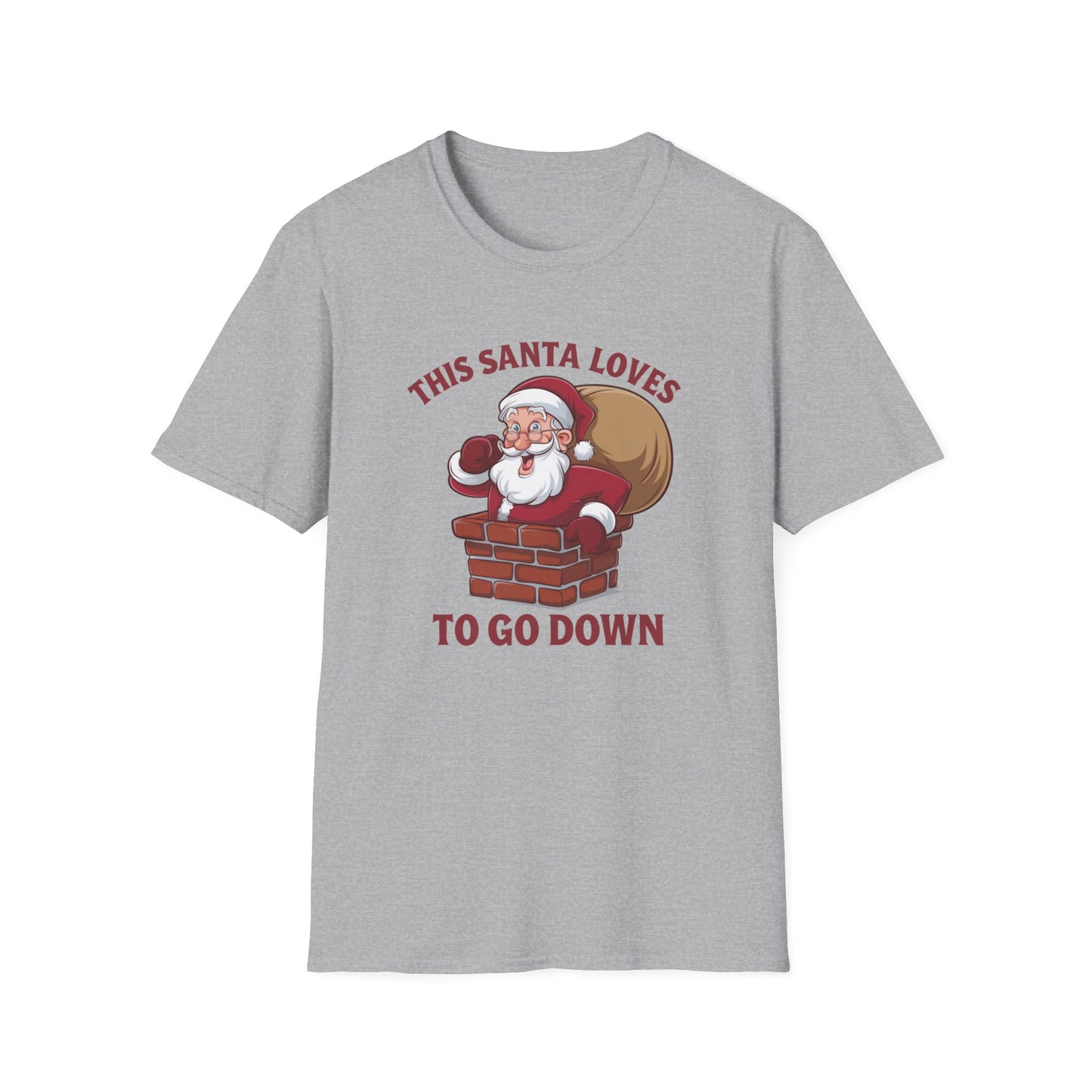 Funny Christmas Santa T-Shirt, Holiday Tee, Unisex Shirt, Christmas Gift, Humor Apparel, Festive Outfit
