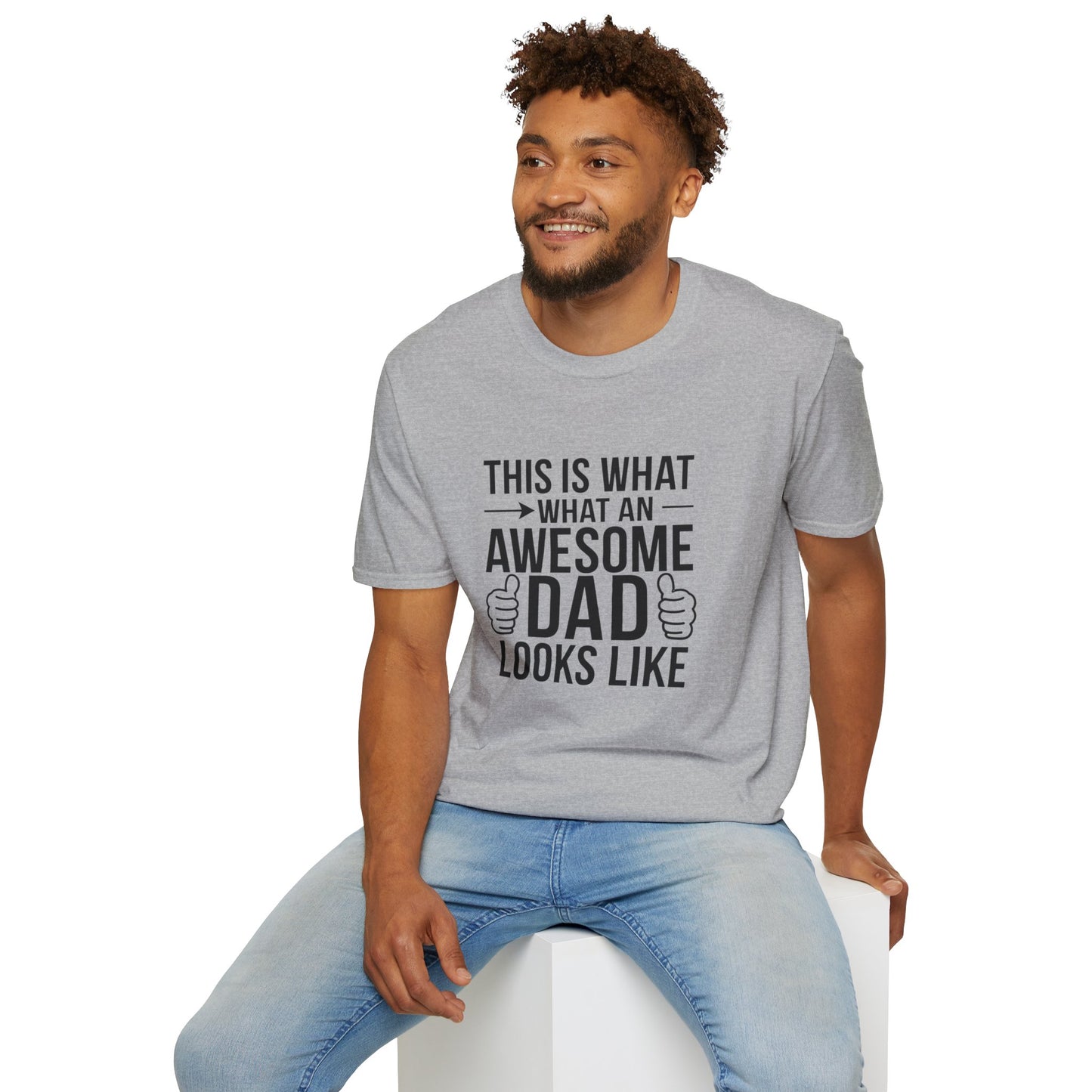 Awesome Dad Unisex Softstyle T-Shirt - Perfect Father's Day Gift
