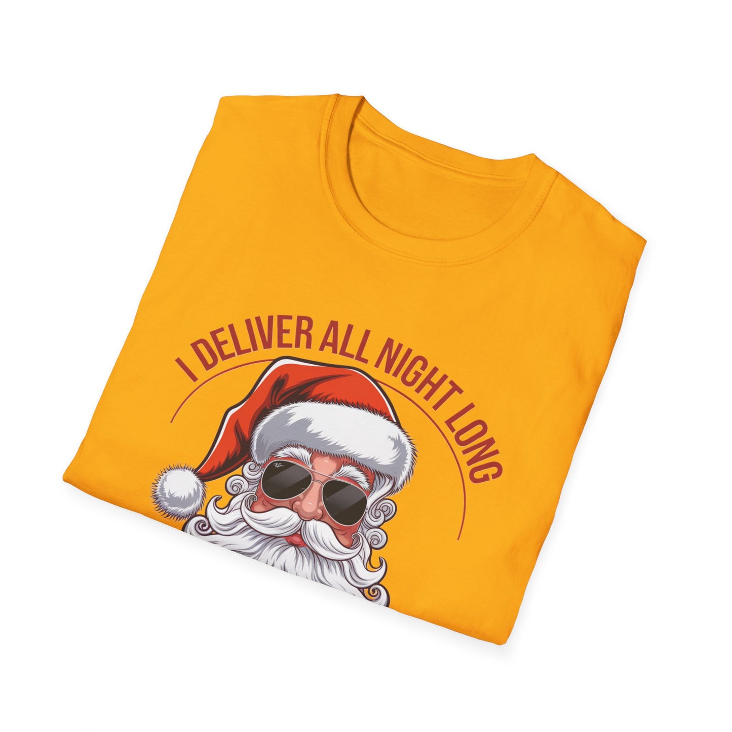 Santa Delivery T-Shirt, Funny Christmas Shirt, Holiday Gift, Relaxed Fit Tee, Unisex Tee for Christmas Lovers