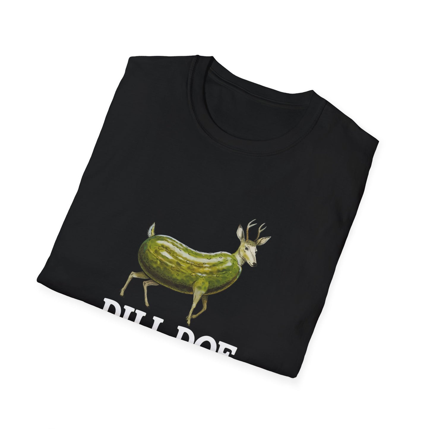 Dill Doe Funny Unisex Softstyle T-Shirt - Quirky Animal Tee