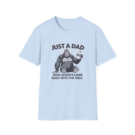 Just a Dad Unisex Softstyle T-Shirt - Humorous Father's Day Gift, Comfortable Casual Wear
