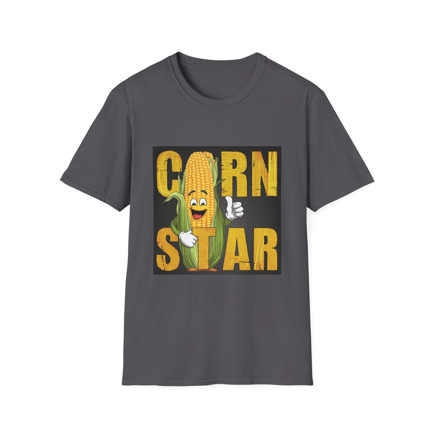Corn Star Unisex Softstyle T-Shirt - Fun and Quirky Tee for Corn Lovers