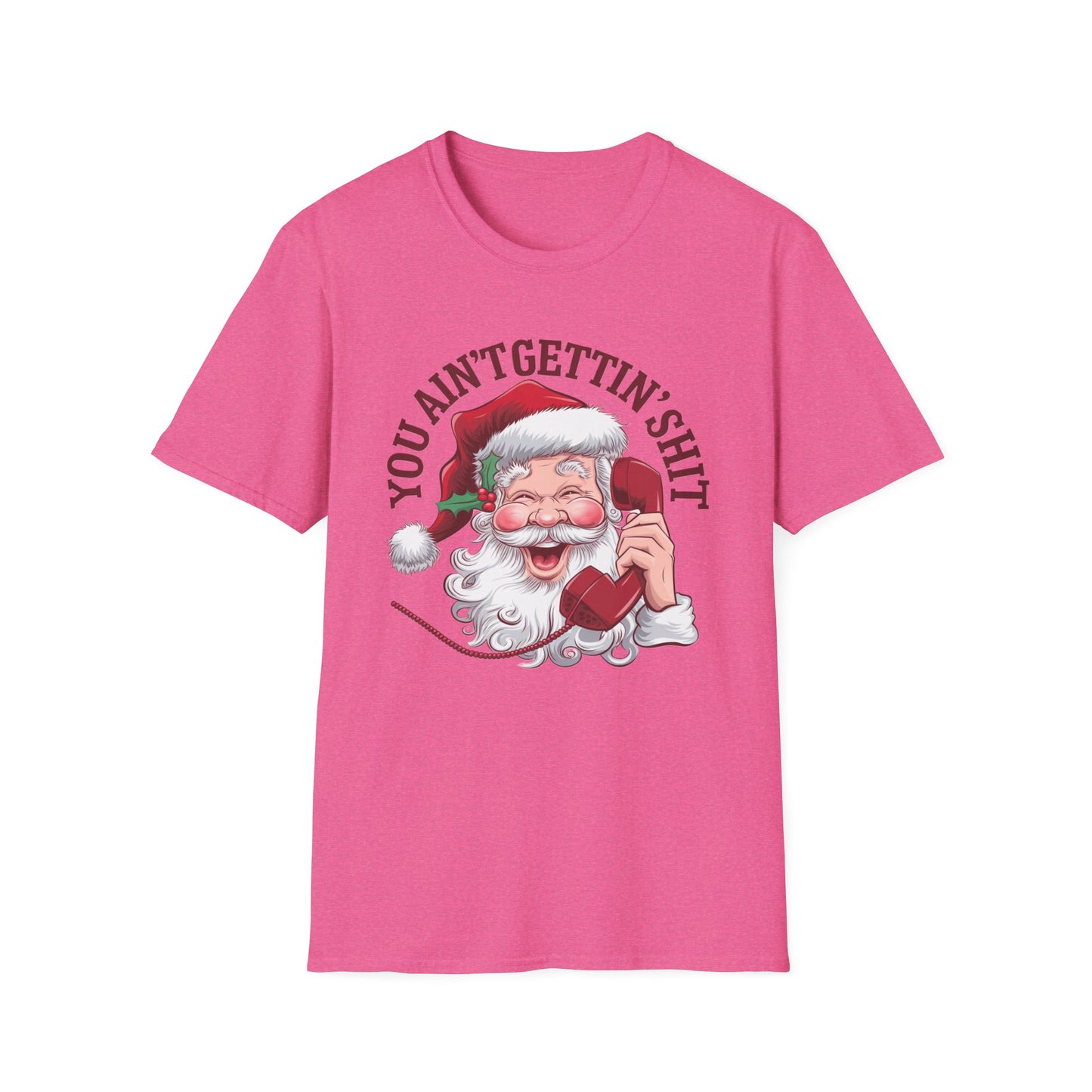 Funny Christmas T-Shirt, Holiday Gift, Santa Humor Tee, Unisex Graphic Shirt, Xmas Party Outfit, Unique Gift Idea