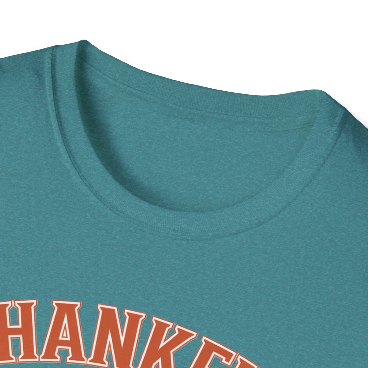 Thankful for Stretchy Pants Unisex Softstyle T-Shirt - Perfect for Thanksgiving & Casual Outings
