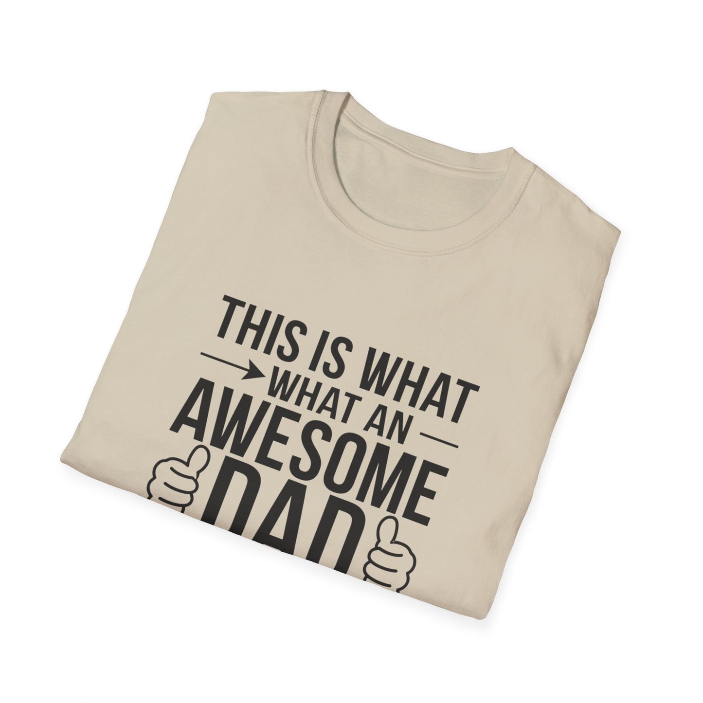 Awesome Dad Unisex Softstyle T-Shirt - Perfect Father's Day Gift