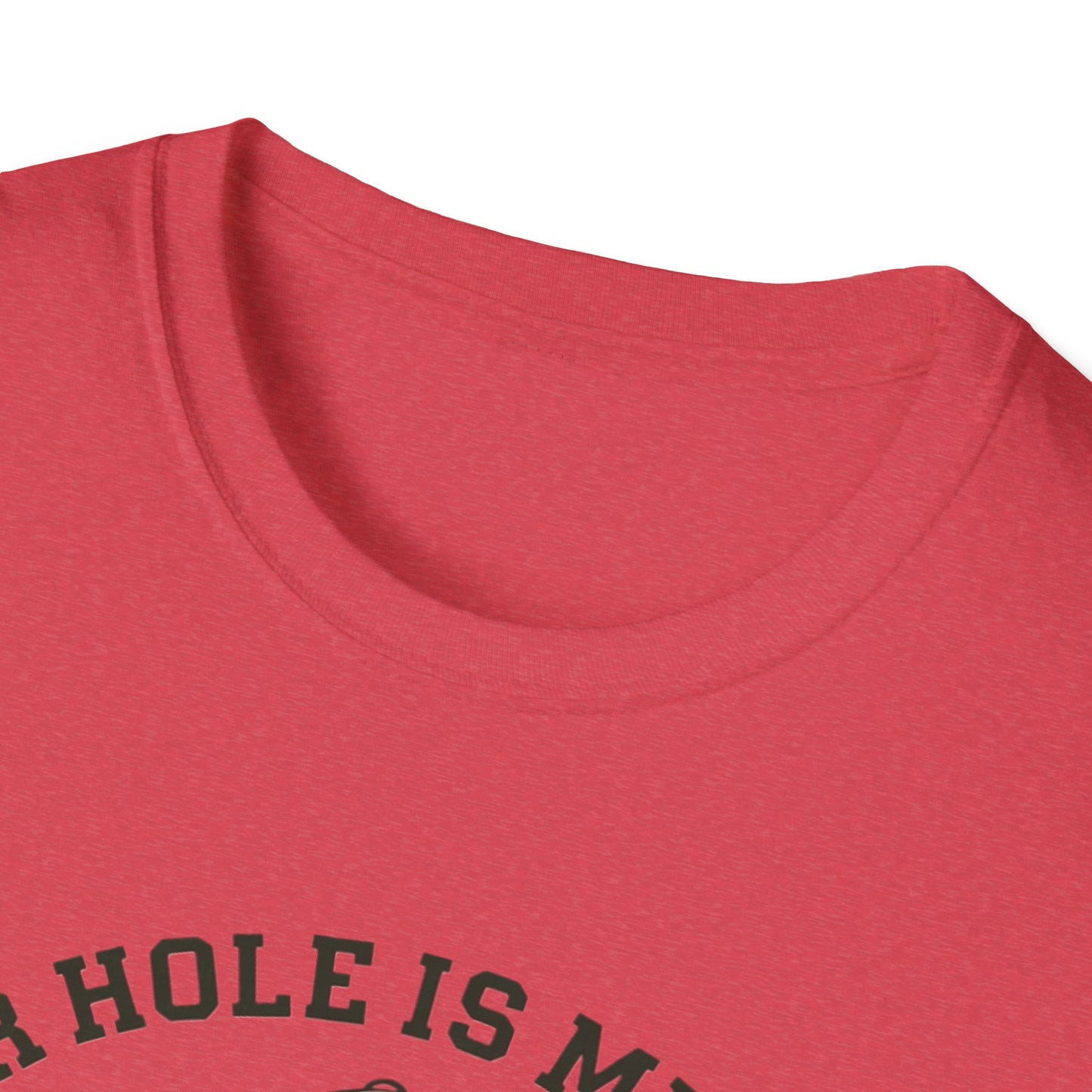 Funny Golf T-Shirt - "Your Hole is My Goal" Unisex Softstyle Tee