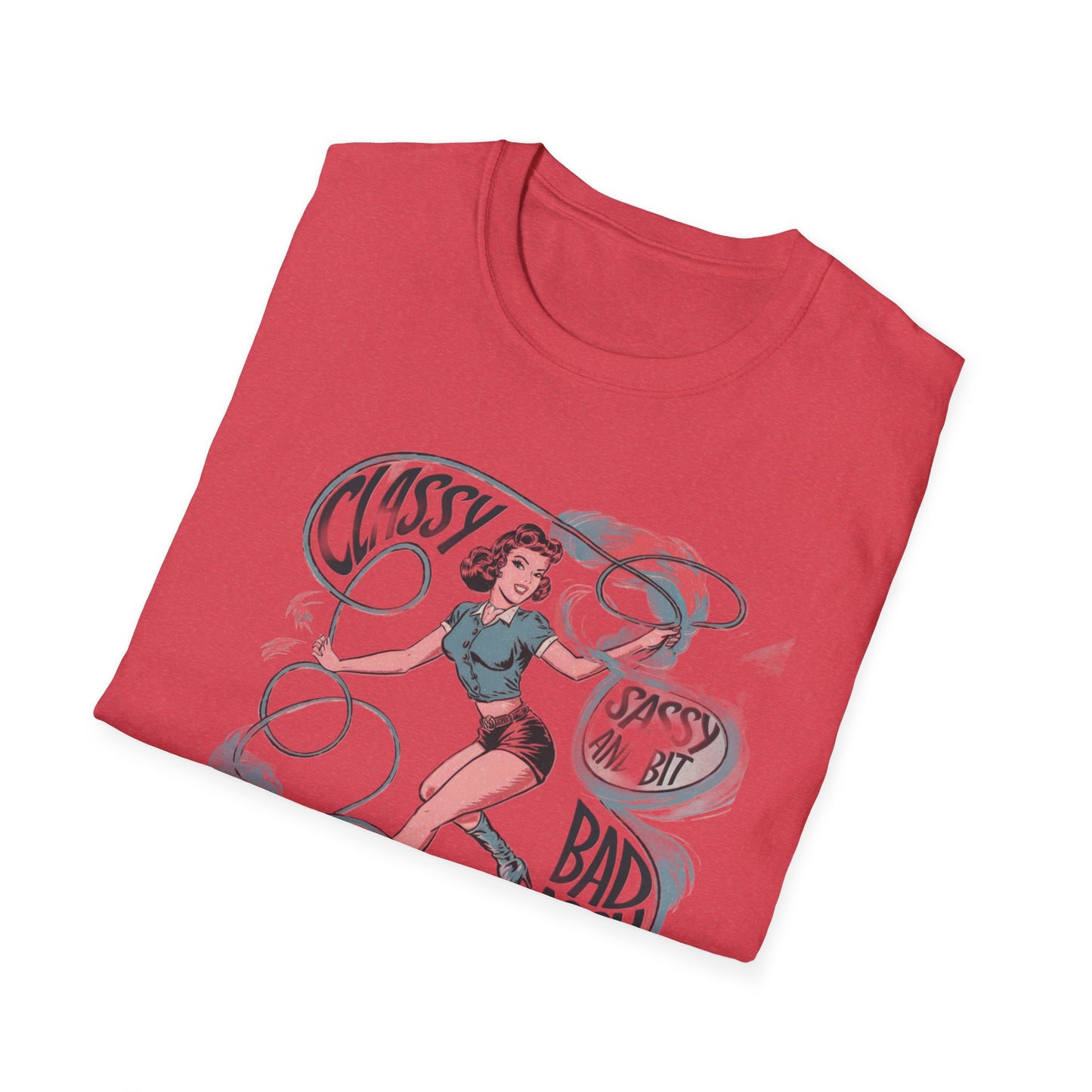 Classy & Badass Unisex T-Shirt, Vintage Chic Tee, Gift for Her, Empowerment Shirt, Casual Wear, Birthday Gift, Feminist Apparel