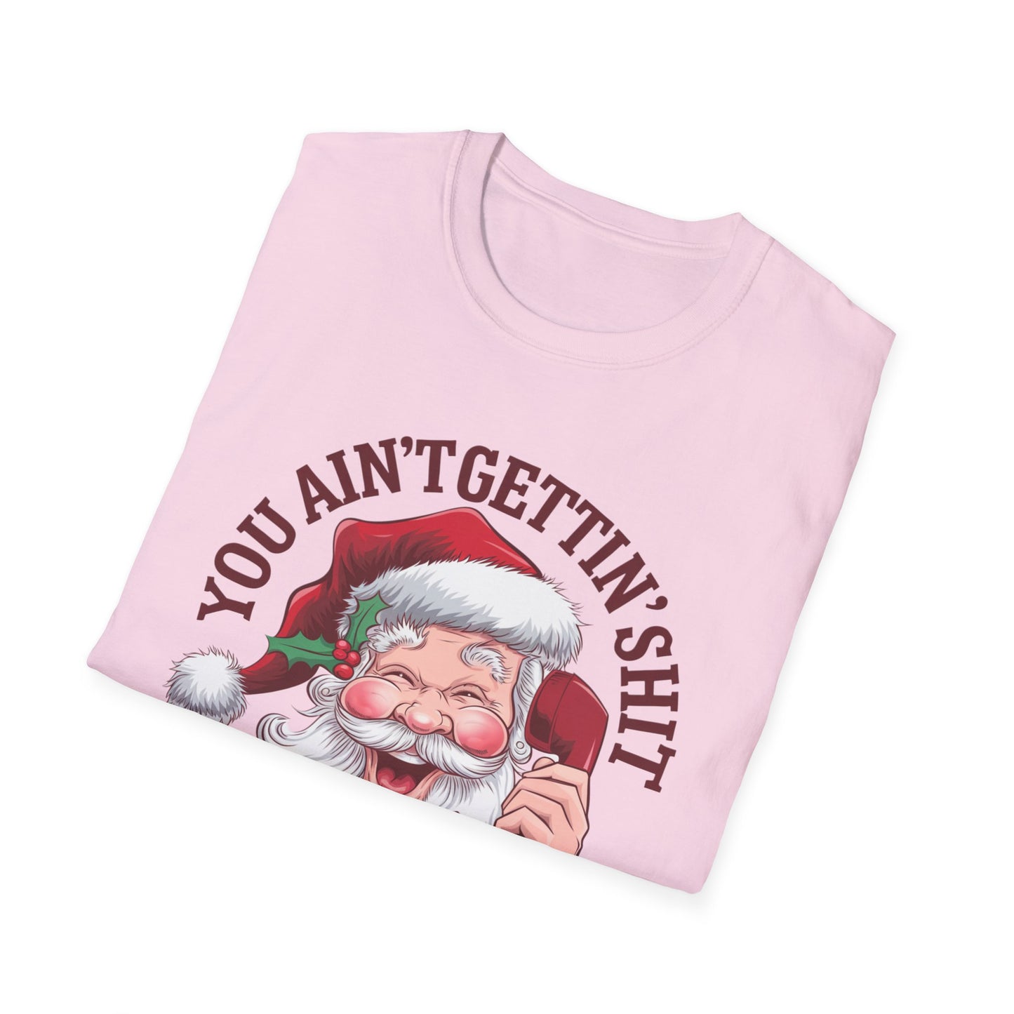 Funny Christmas T-Shirt, Holiday Gift, Santa Humor Tee, Unisex Graphic Shirt, Xmas Party Outfit, Unique Gift Idea