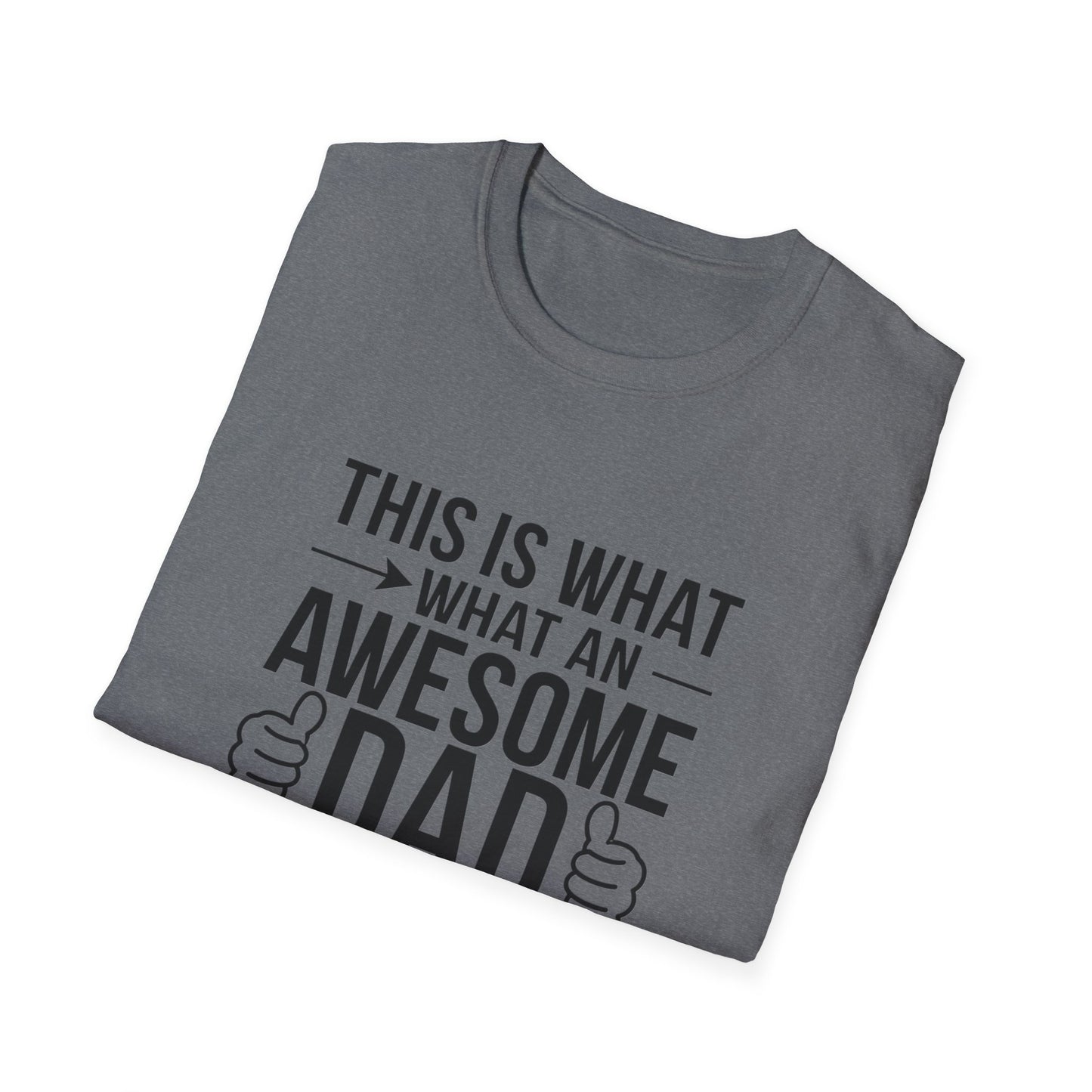 Awesome Dad Unisex Softstyle T-Shirt - Perfect Father's Day Gift