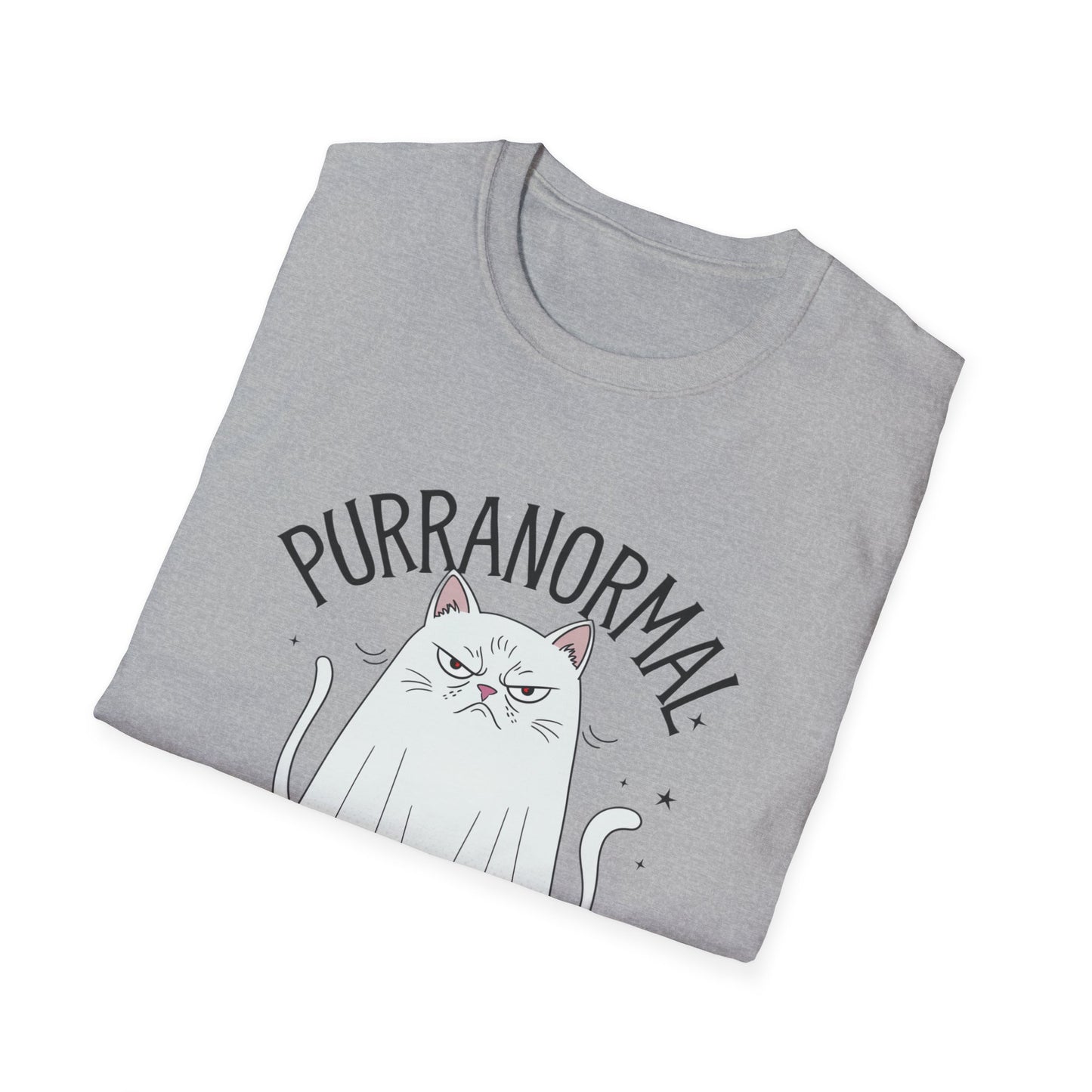 Funny Cat Tee - Purranormal Cativity T-Shirt for Cat Lovers, Gift for Pet Owners, Halloween Tee, Cozy Unisex Shirt, Cat Lover Apparel