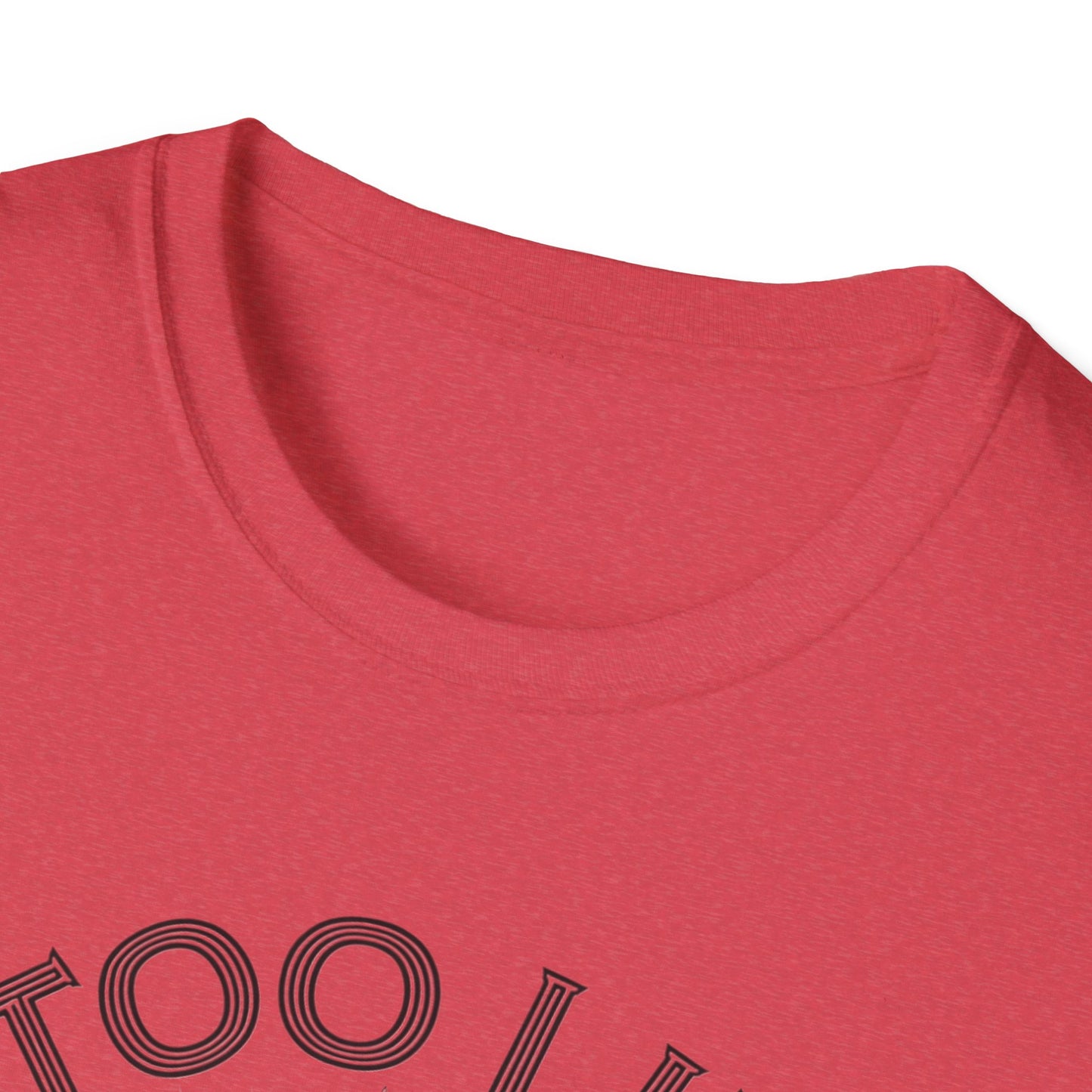 Too Lit to Quit Unisex Softstyle T-Shirt, Funny Holiday Tee, Christmas Apparel, Gift for Him/Her, Casual Wear, Festive Shirt