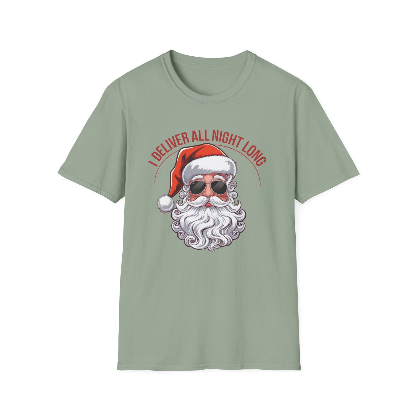 Santa Delivery T-Shirt, Funny Christmas Shirt, Holiday Gift, Relaxed Fit Tee, Unisex Tee for Christmas Lovers