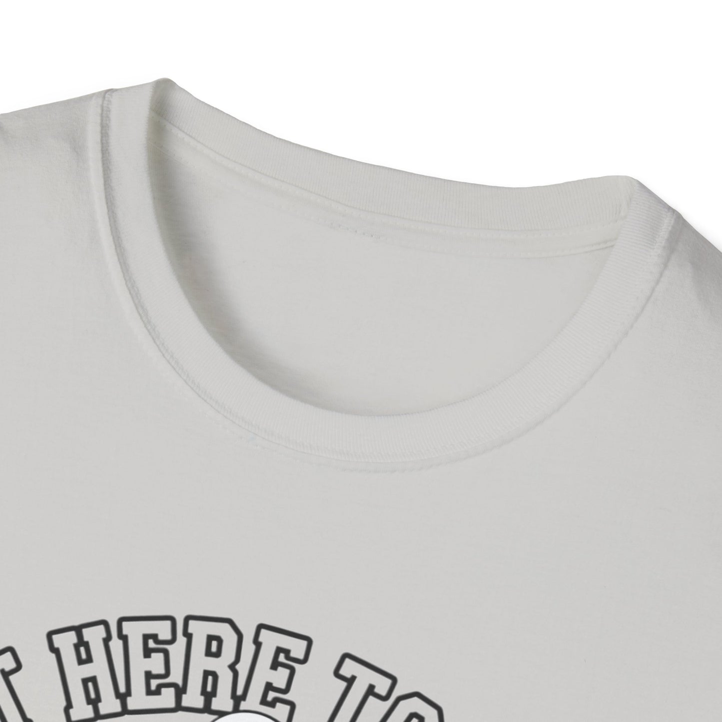 Just Here to Bone T-Shirt | Unisex Skeleton Tee, Halloween Shirt, Funny Graphic Tee, Casual Wear, Gift for Friends