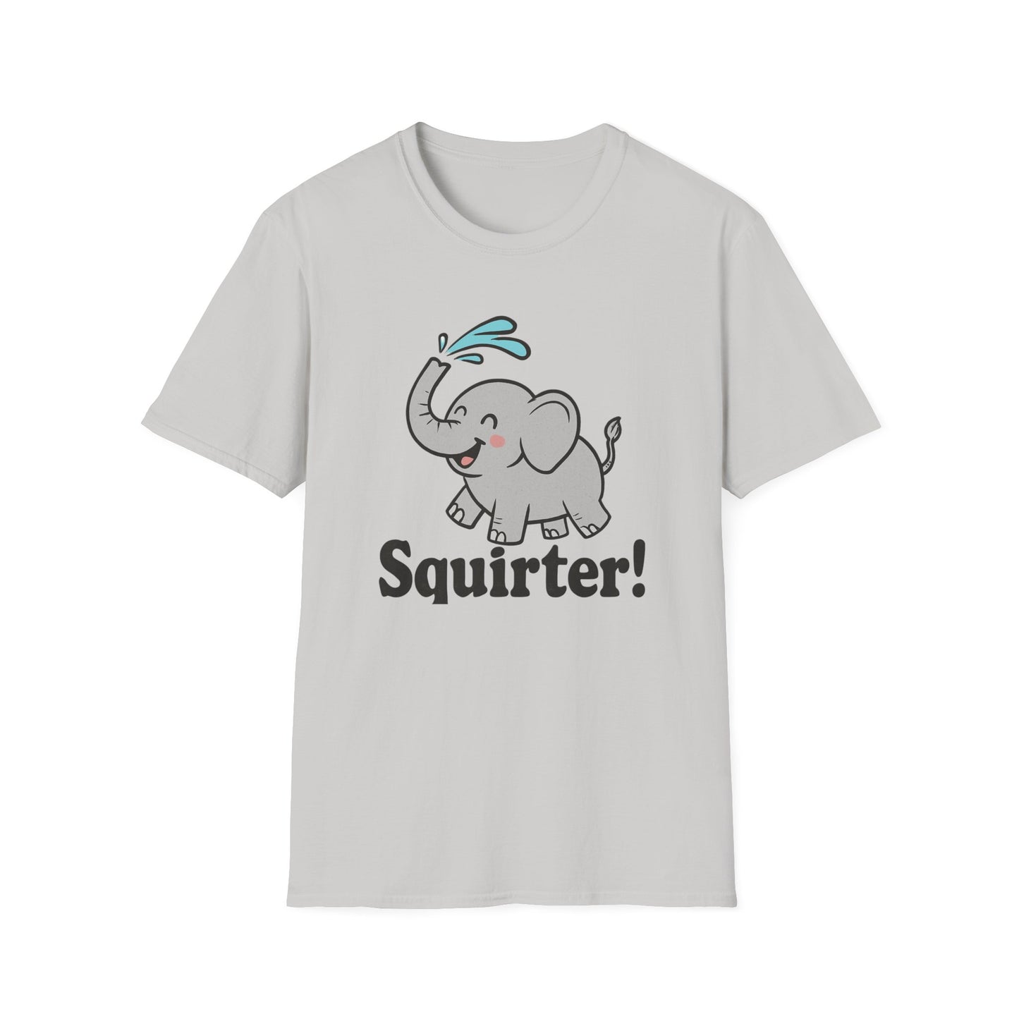 Funny Elephant T-Shirt - Squirter! Tee for Animal Lovers, Gift for Kids, Birthday Party Shirt, Unisex Graphic Tee