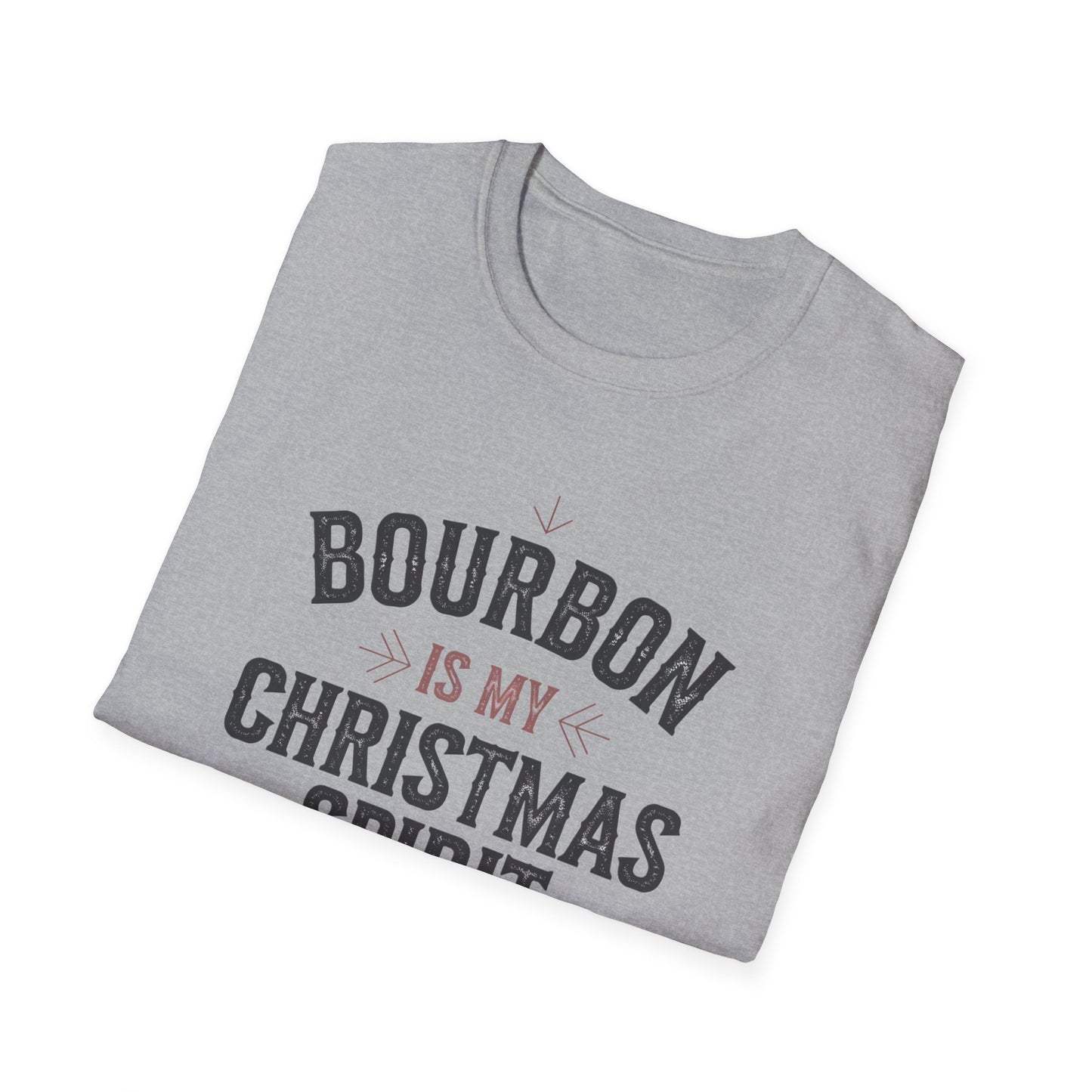 Bourbon-Themed Unisex T-Shirt | Perfect Holiday Gift, Christmas Party Attire, Festive Apparel, Gift for Bourbon Lovers