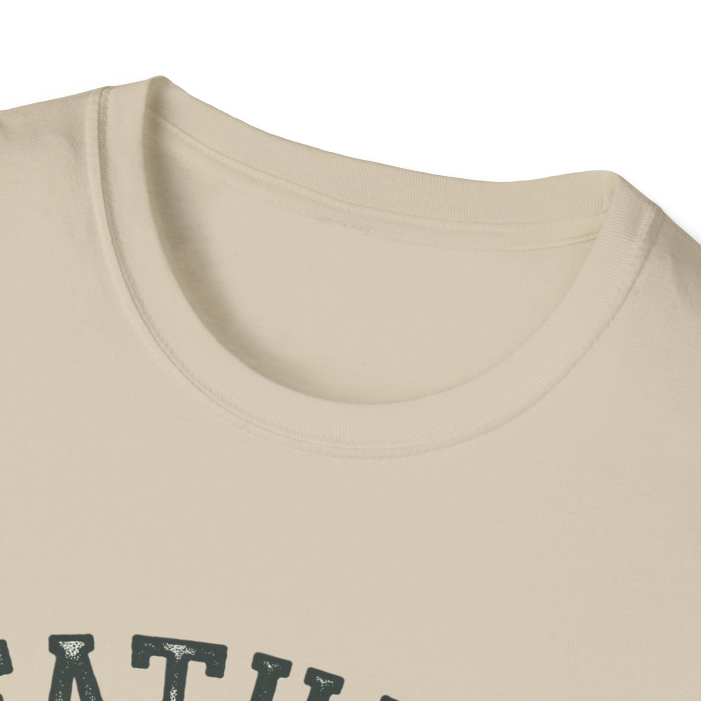 Father Mows Best Unisex Softstyle T-Shirt