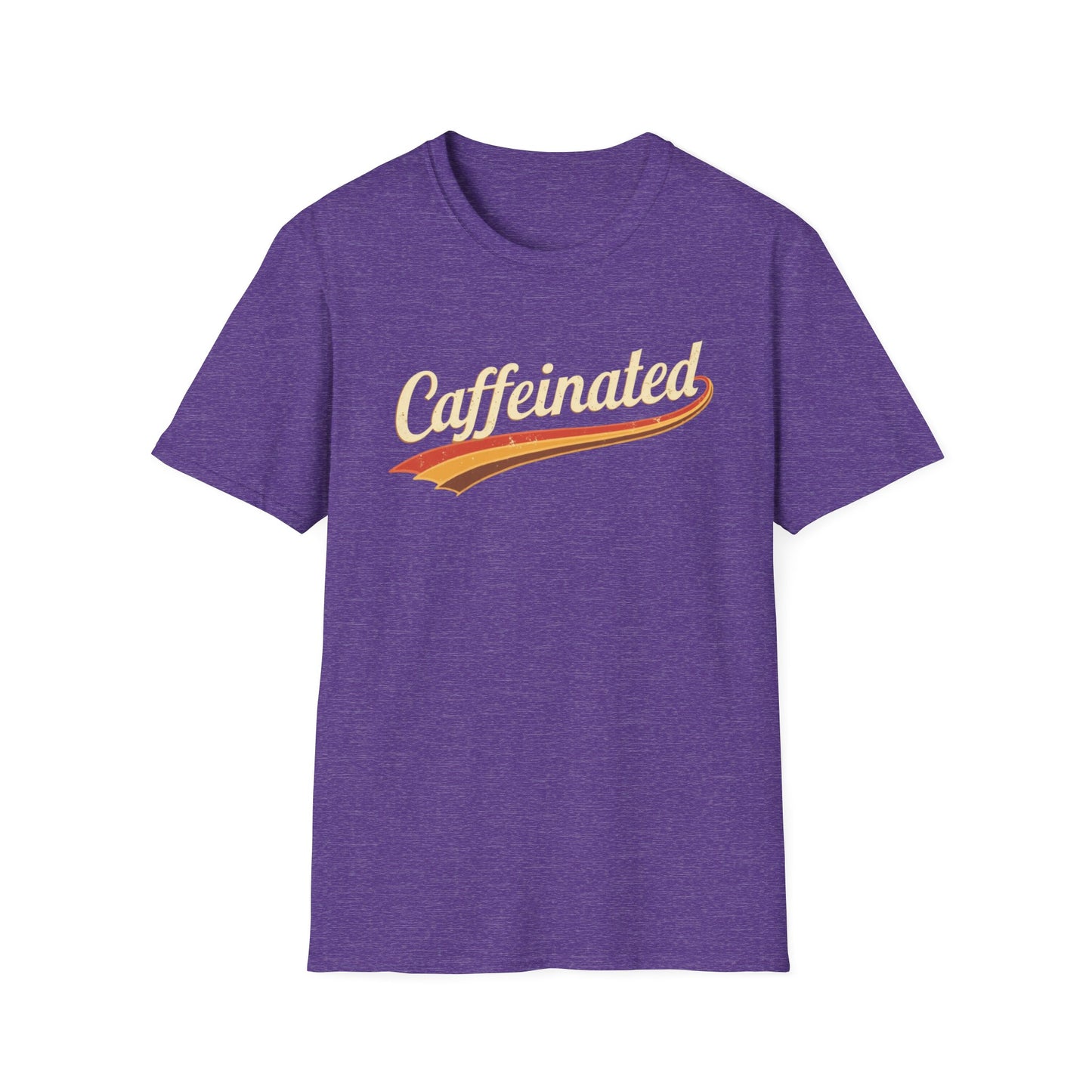 Caffeinated Unisex T-Shirt - Softstyle Casual Tee, Coffee Lover Gift, Daily Wear, Birthday Present, Relaxed Fit