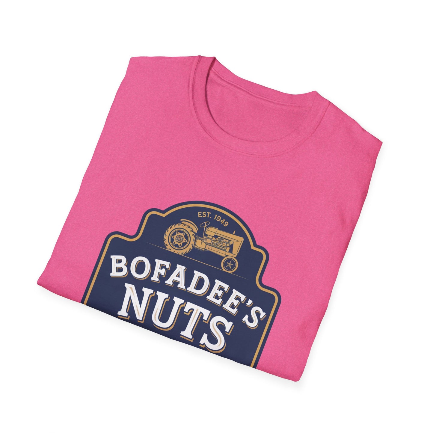 Vintage Bofadee's Nuts Unisex Softstyle T-Shirt - Fun and Casual Tees for All Occasions