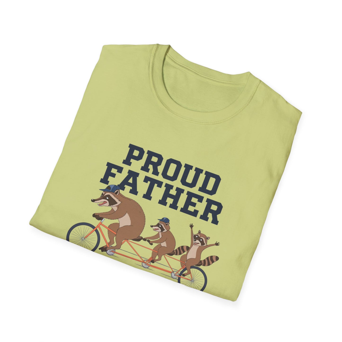 Proud Father Animal T-Shirt | Unisex Softstyle Tee for Dad