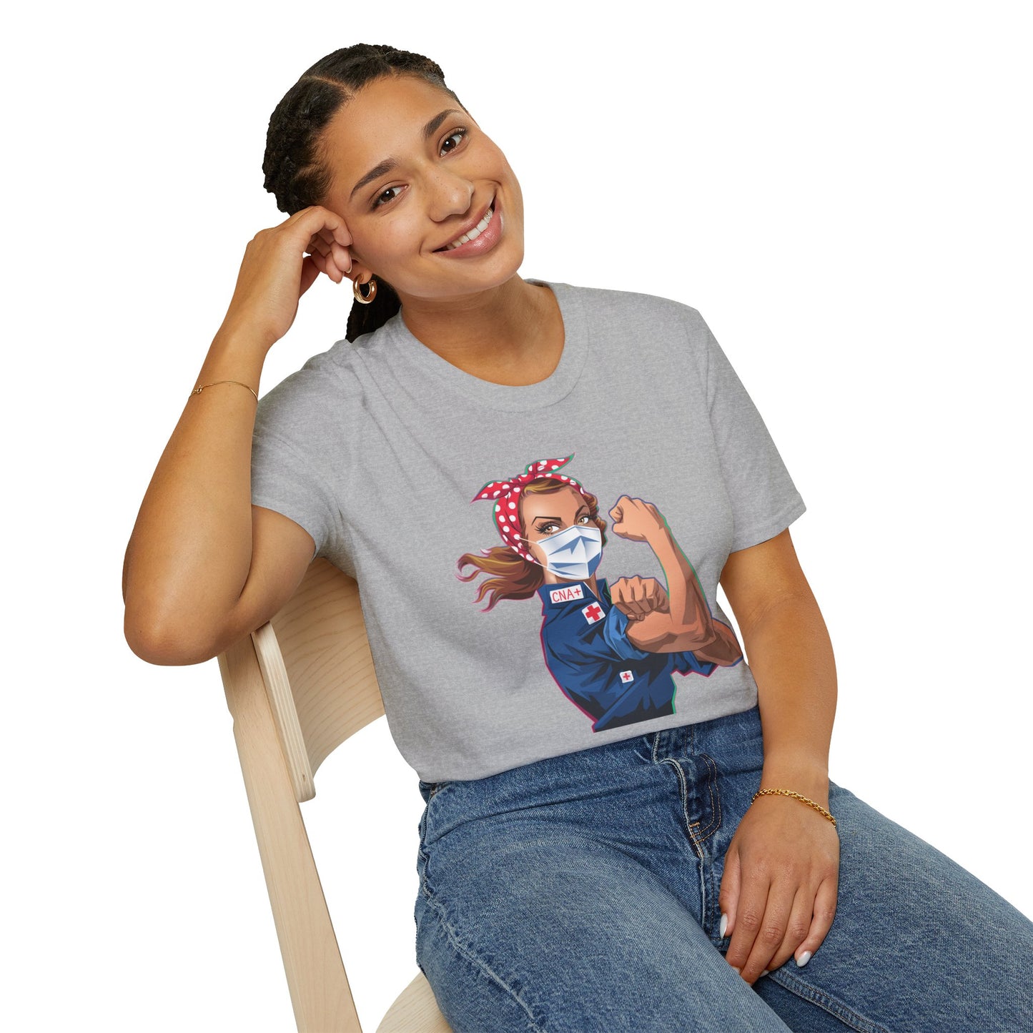 Empowering Rosie the Riveter T-Shirt, Feminist Gift, Retro Graphic Tee, Celebration of Strength, Independence Day Style