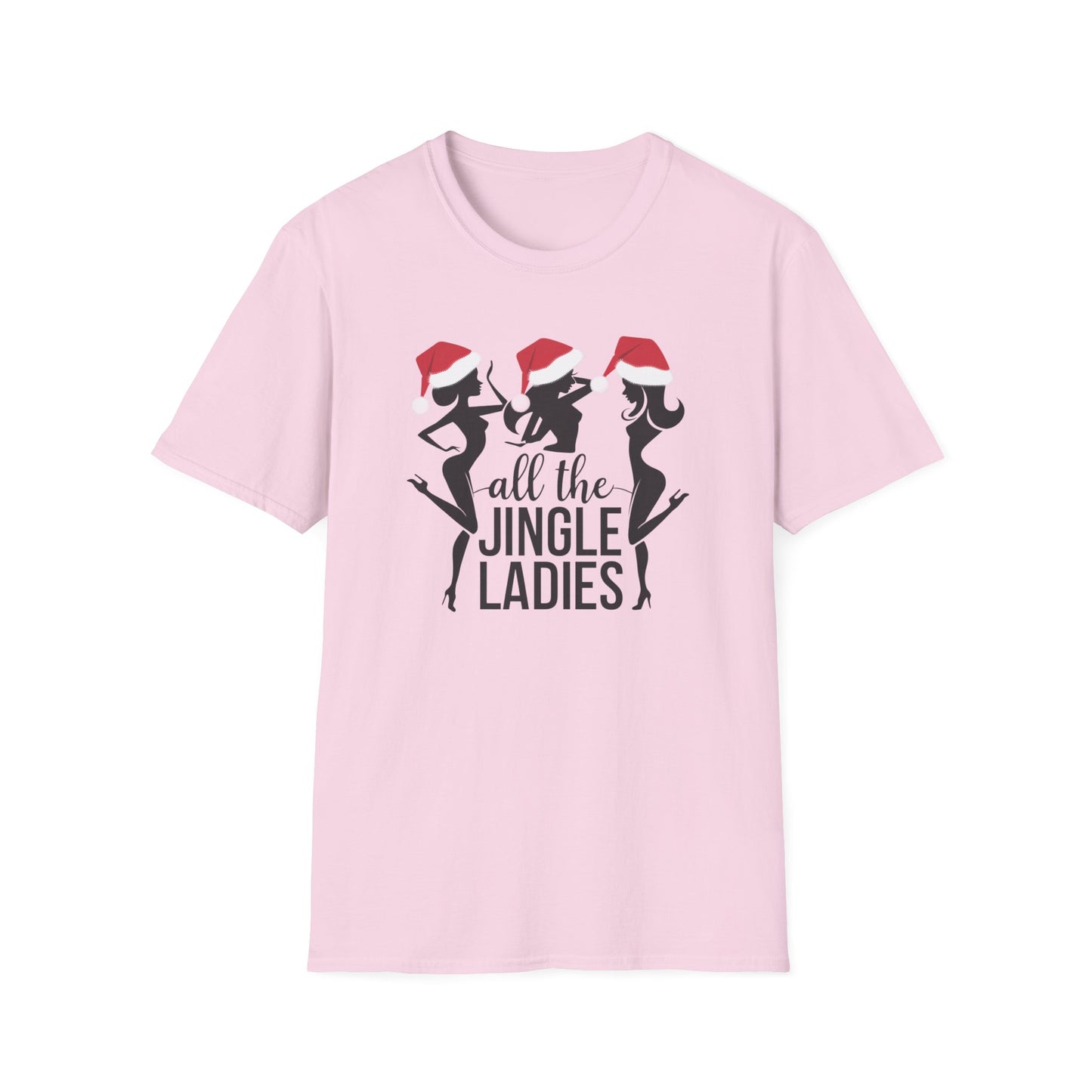 Festive Holiday T-Shirt: All the Jingle Ladies, Christmas Shirt, Unisex Tee, Gift for Her, Holiday Apparel, Winter Fashion