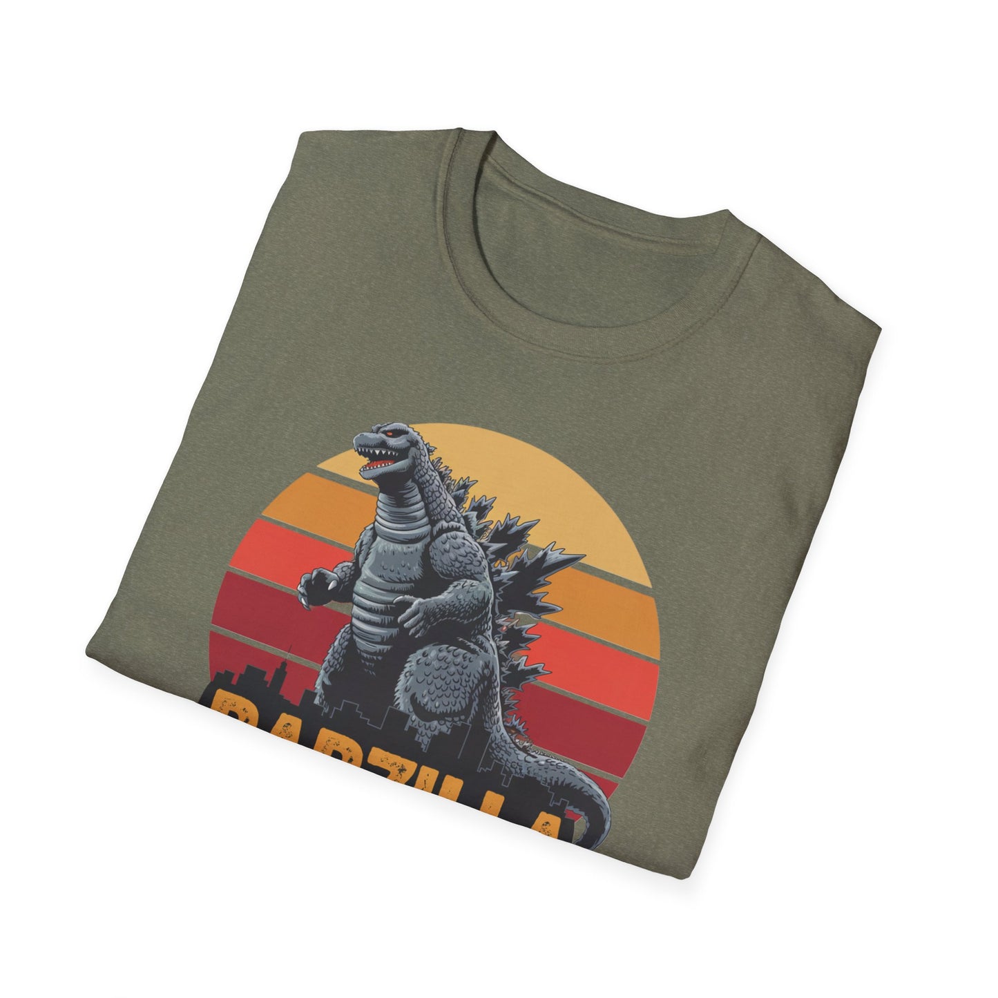 Dadzilla Tee - Unisex Softstyle T-Shirt for Dad Enthusiasts Fathers Day Gift