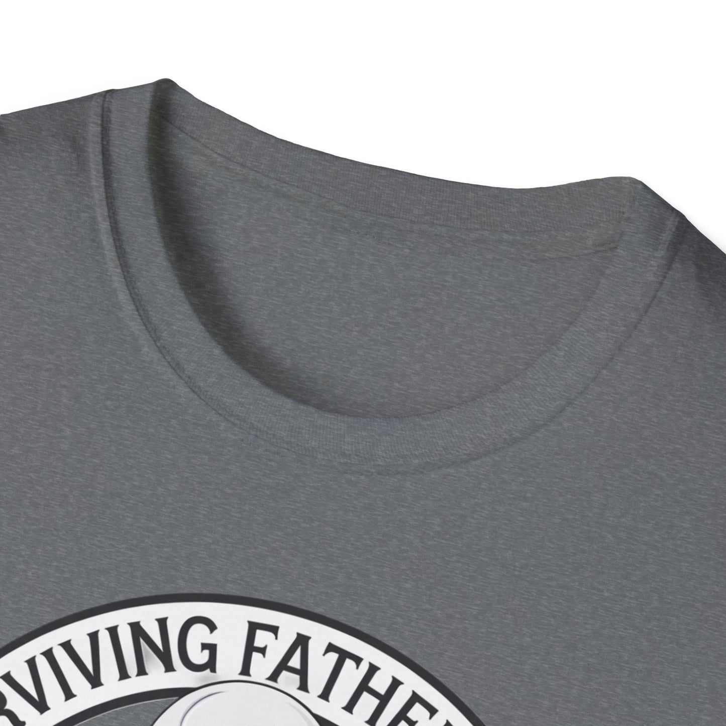 Surviving Fatherhood T-Shirt - Funny Gift for Dads, Halloween, Father's Day, Birthday, Skeleton Design