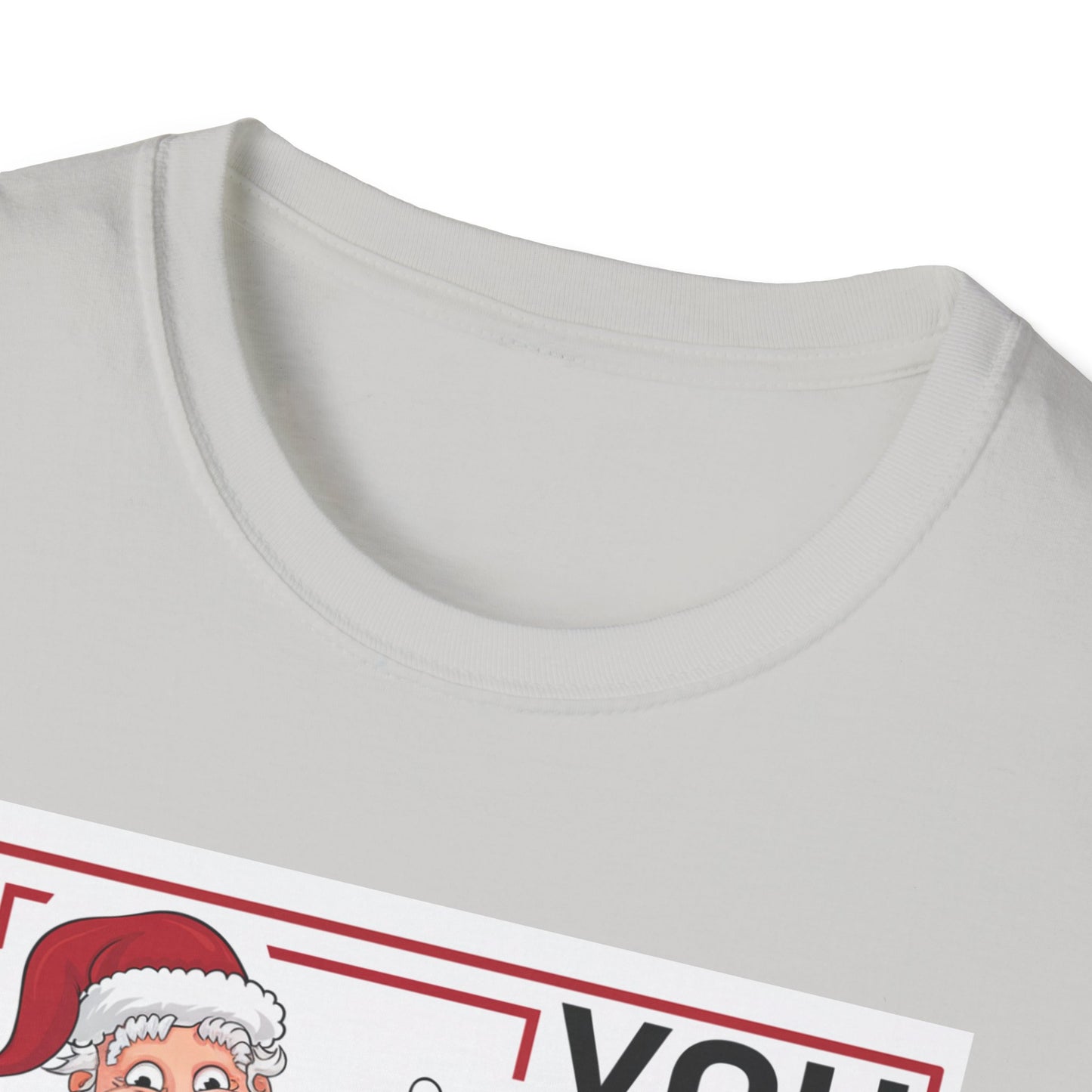 Funny Christmas Unisex T-Shirt, Holiday Gift, Santa Humor Tee, Xmas Party Shirt, Gift for Him/Her, Family Gathering Outfit