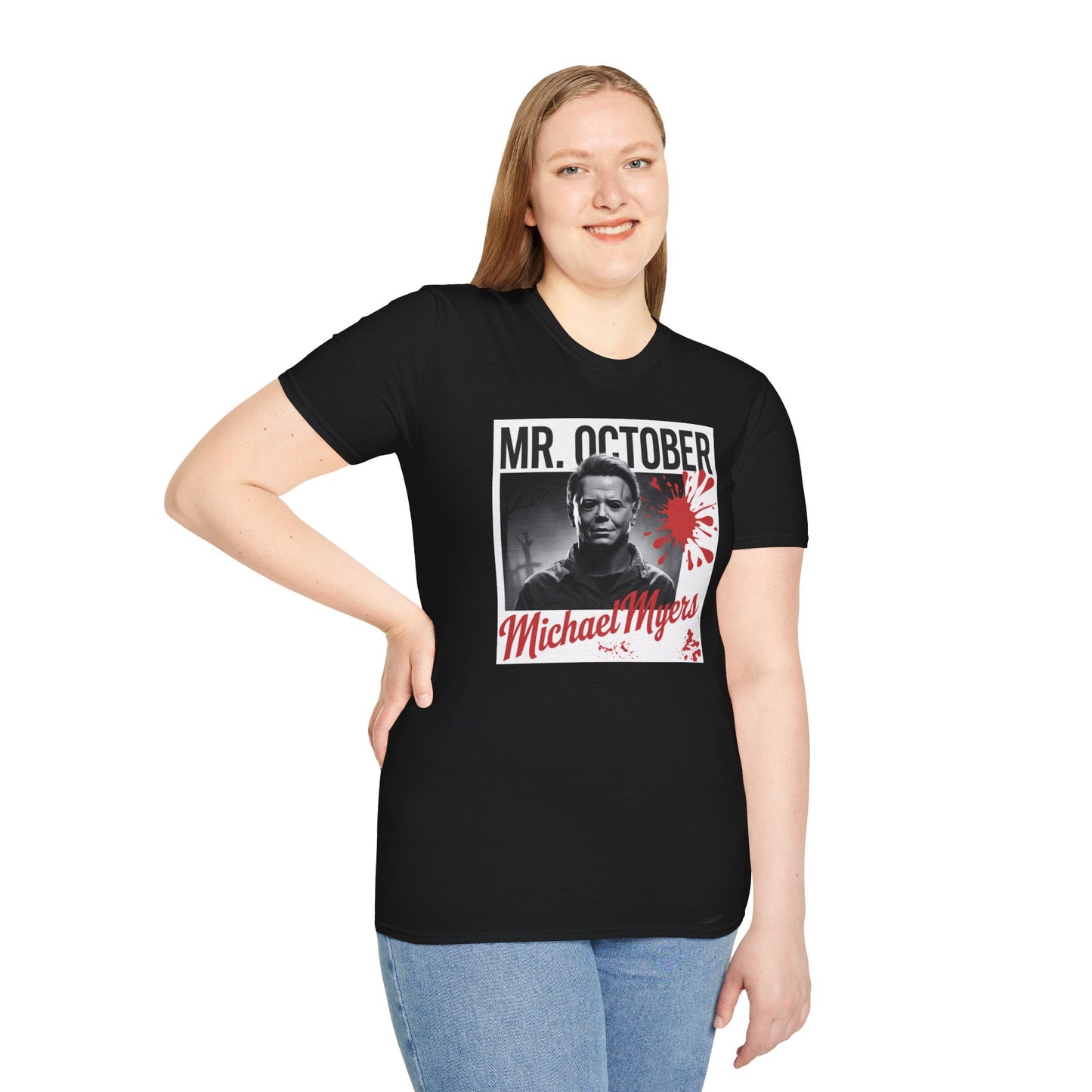Halloween Horror T-Shirt, Unisex October Tee, Michael Myers Apparel, Spooky Season Shirt, Horror Movie Fan Gift