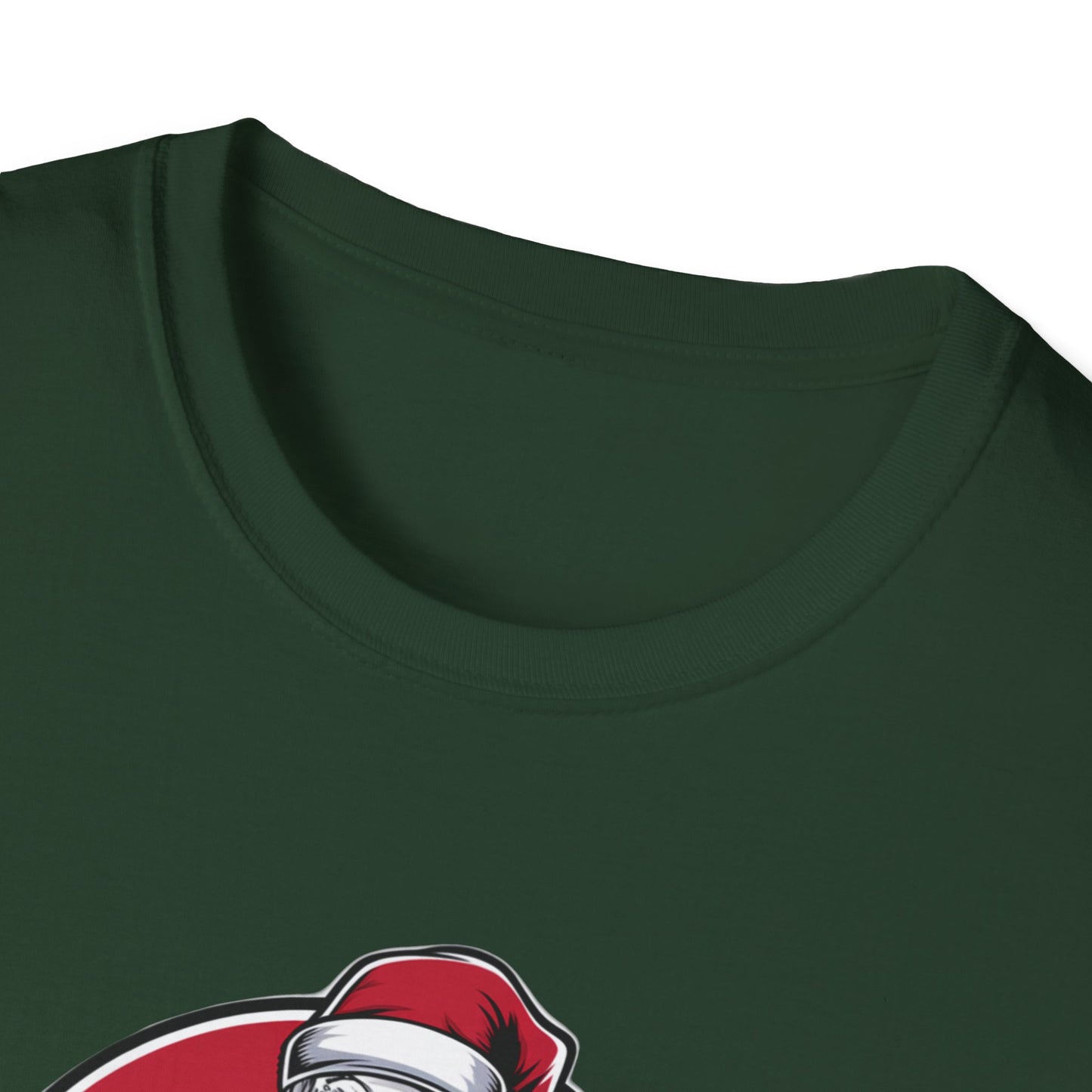Christmas Muscle Santa Unisex T-Shirt, Holiday Gift, Funny Tee, Santa Outfit, Christmas Apparel
