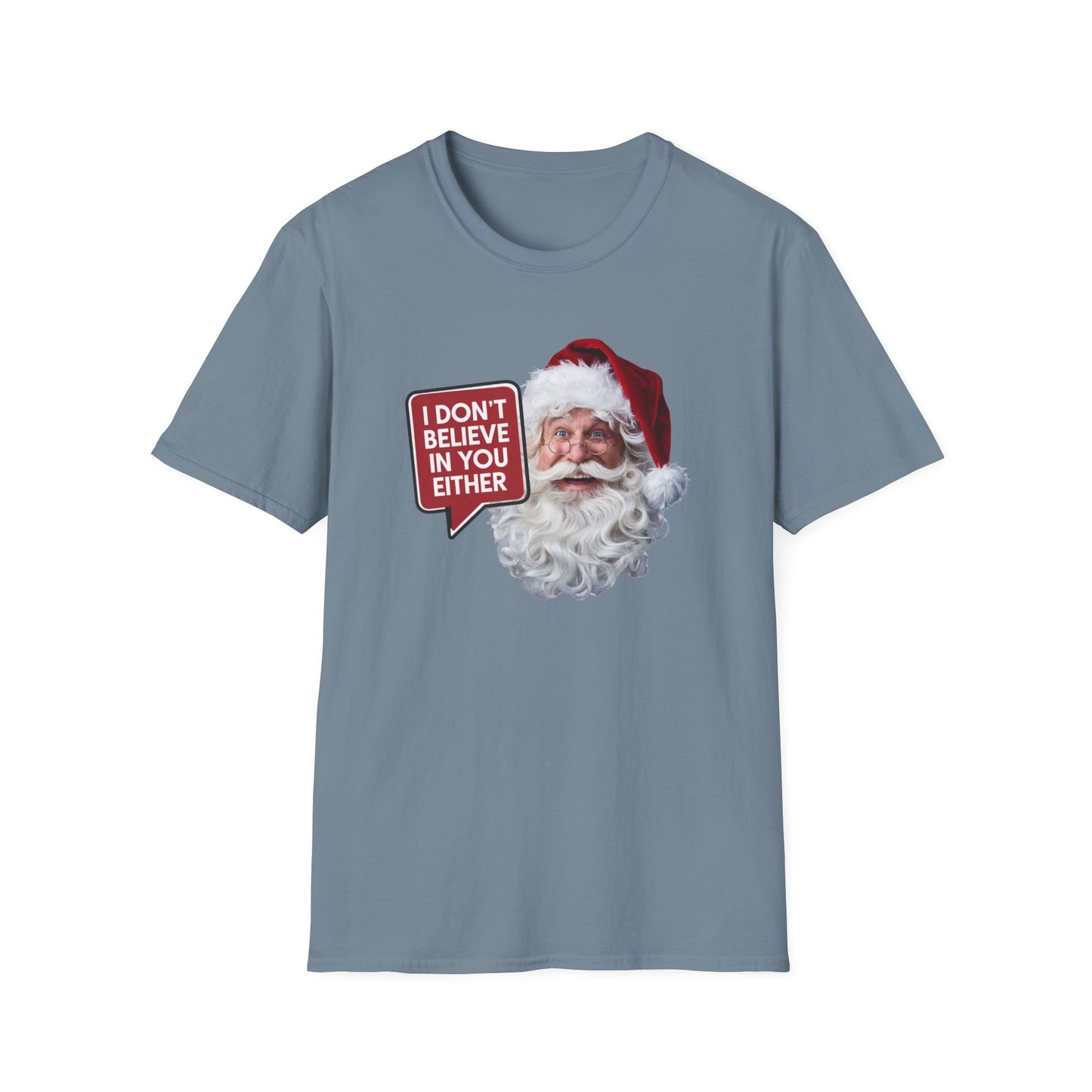 Funny Santa Holiday T-Shirt, Christmas Gift for Adults, Unisex Tee, Humor Shirt, Festive Wear, Winter Apparel